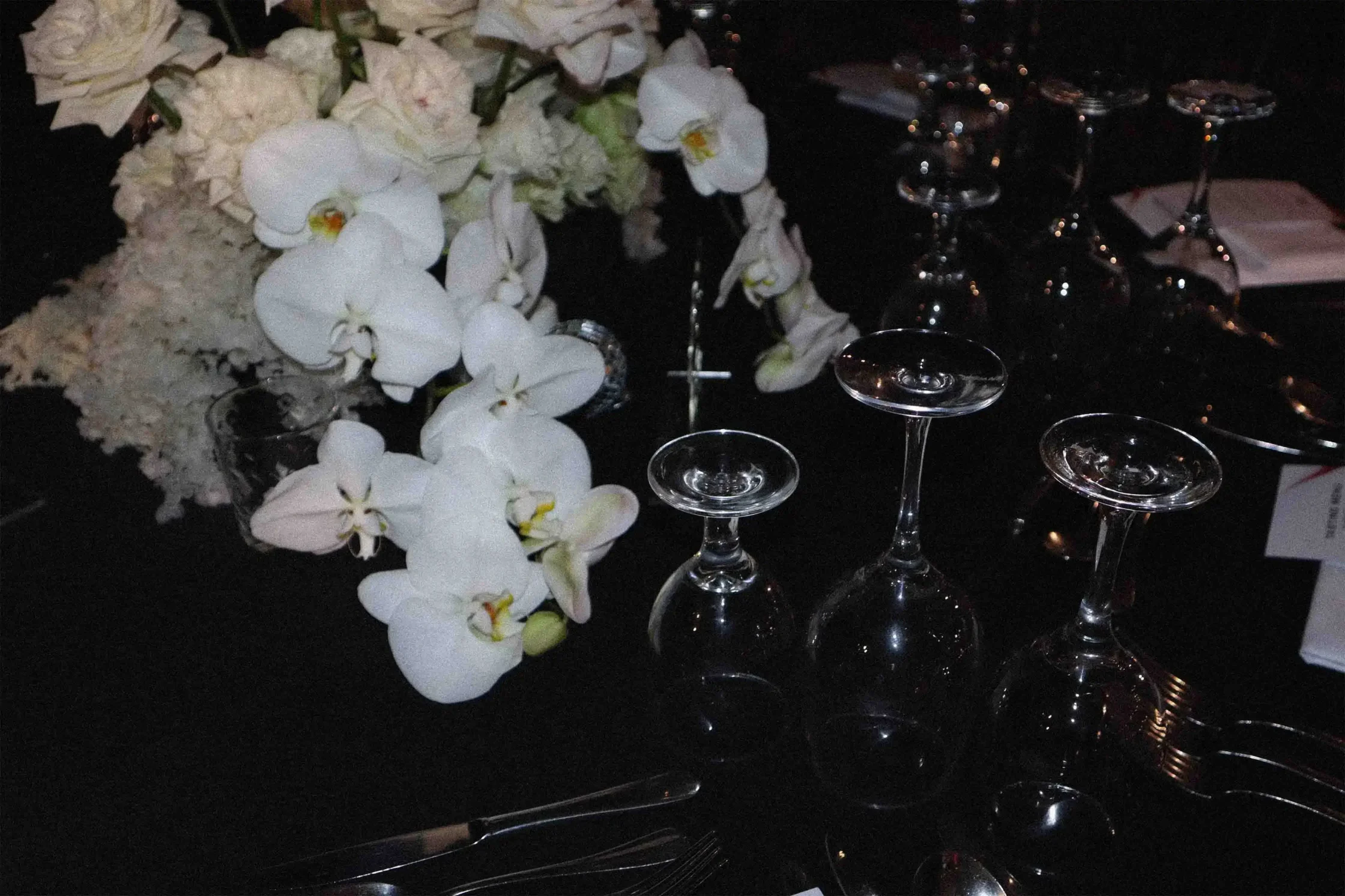 Floral Arrangements for the dinner table