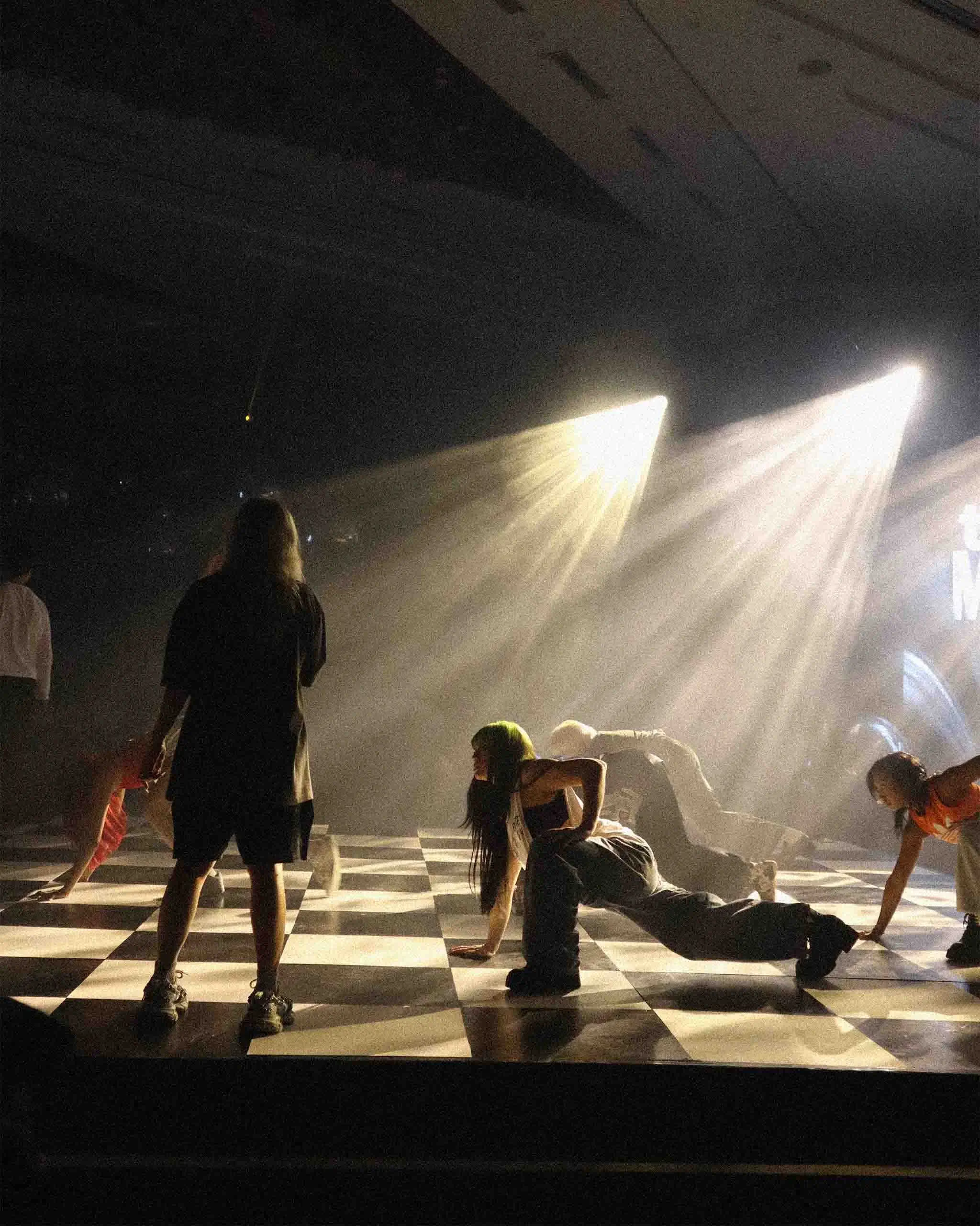 BLocking the choreography 