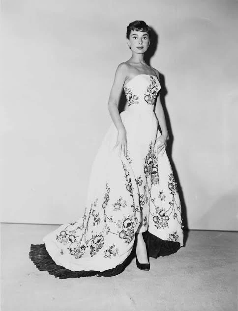 Audrey Hepburn test shot Givenchy Sabrina