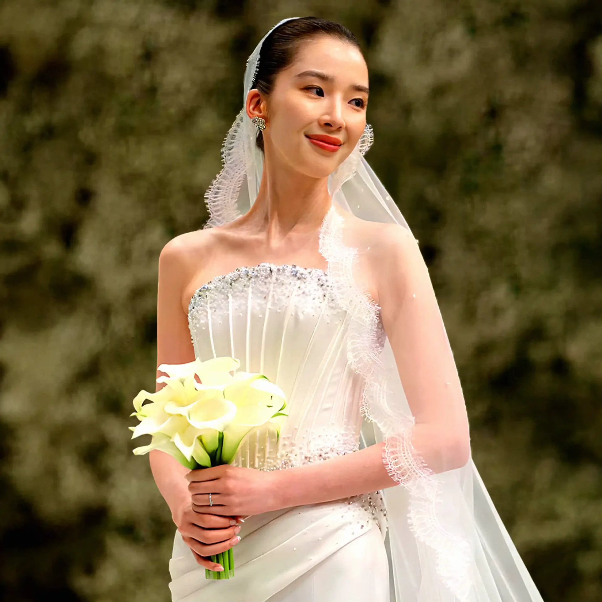 Irene Kim as a High Fashion Korean Bride
