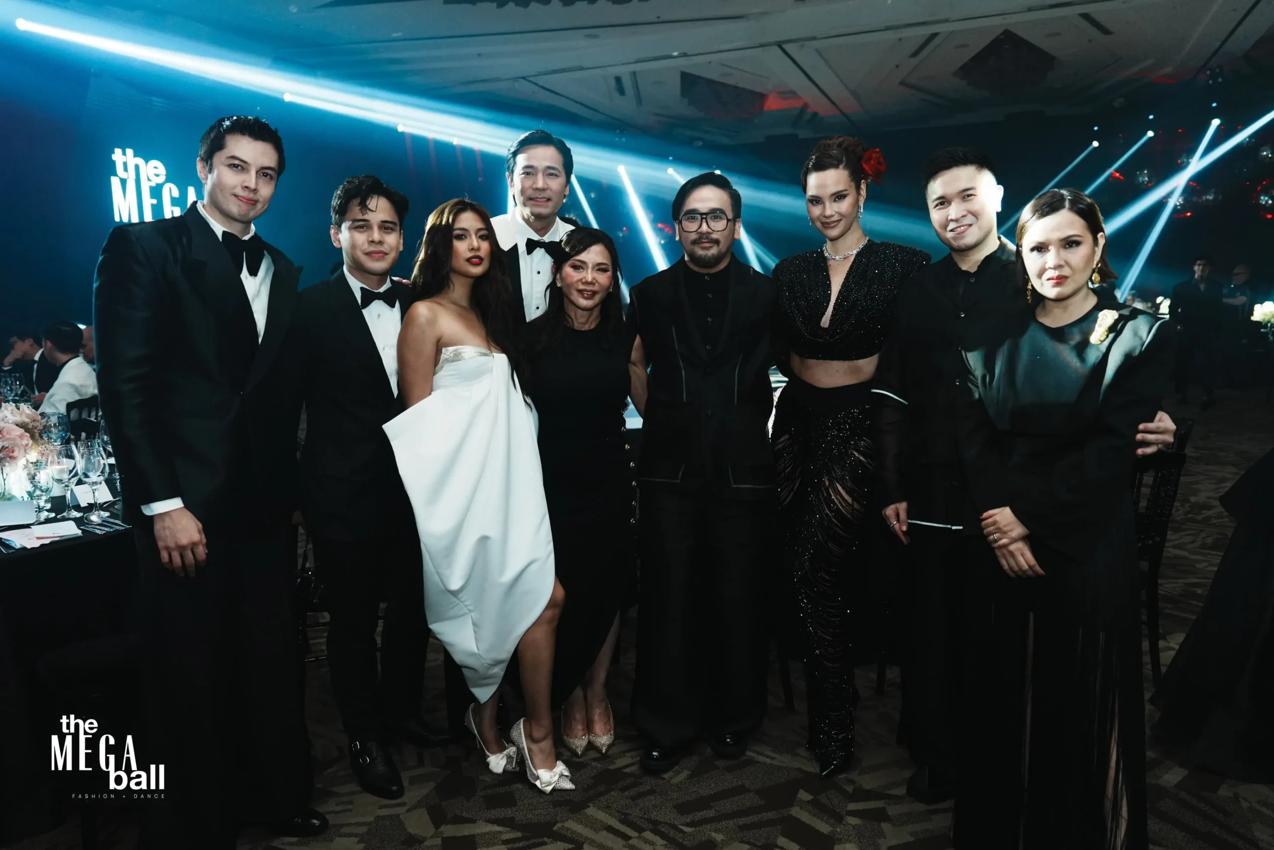 LA Aguinaldo, Khalil Ramos, Gabbi Garcia, Dr. Hayden Kho, Dr. Vicki Belo, Founder and CEO of AGC Power Holdings, Archie Carrasco, Catriona Gray, VP for Business Growth and Strategic Partnership Randolf Palanca, MEGA Editor-in-Chief Peewee-Reyes-Isidro
