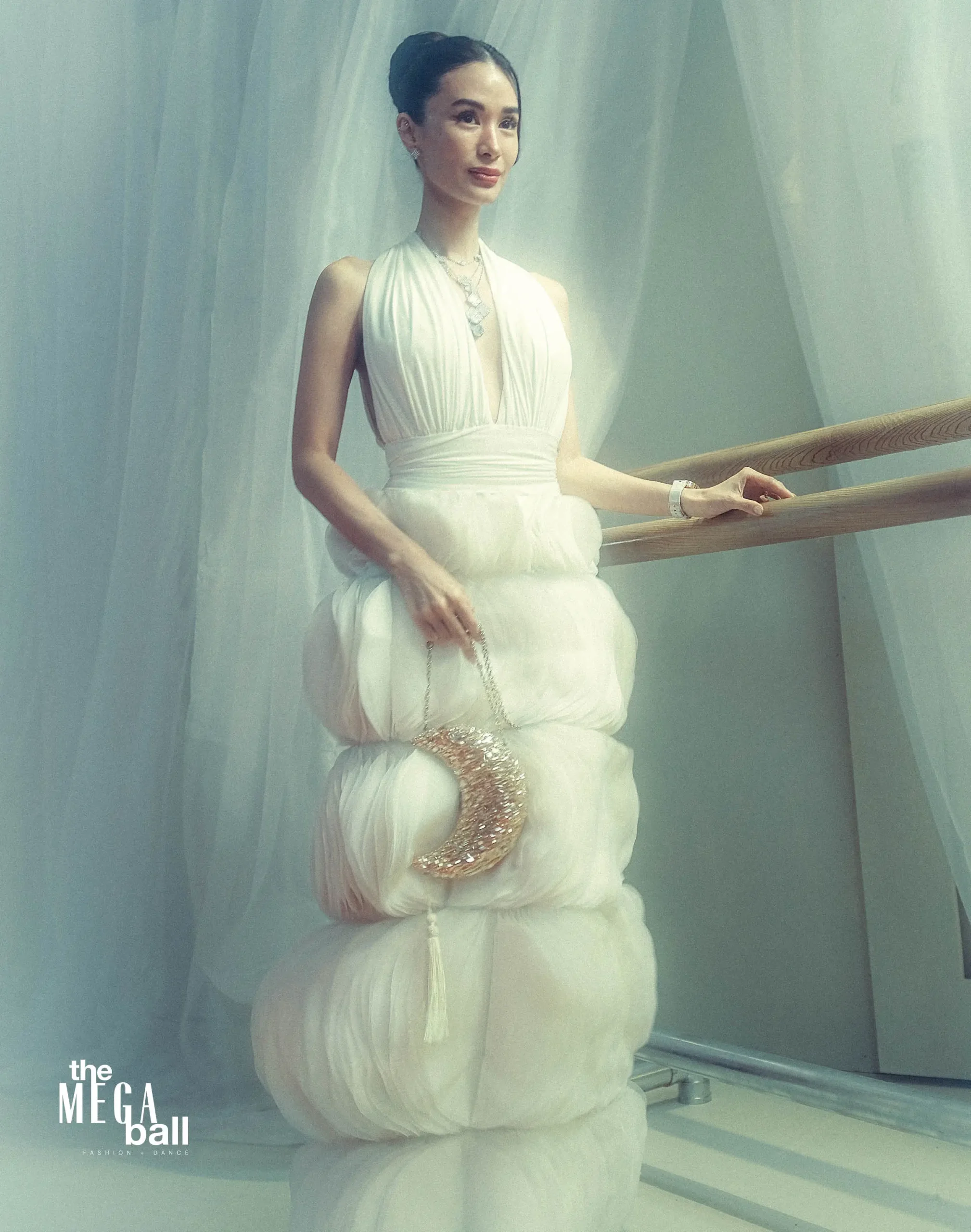 Heart evangelista wore a custom michael leyva Mega ball 2025