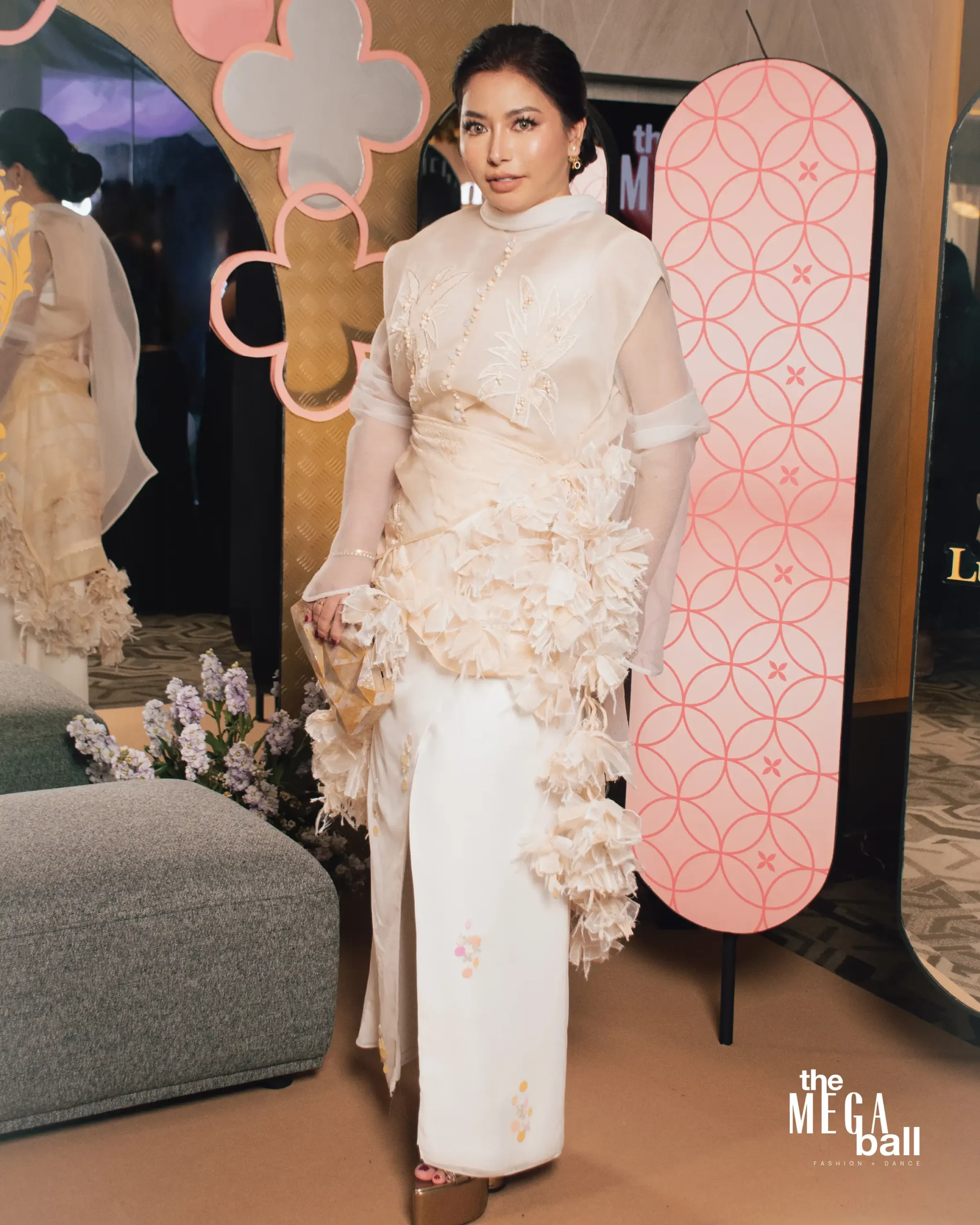 luxe beauty and wellness group ceo anna magkawas herself made at an appearance at the luxe beauty vignette at mega ball 2025