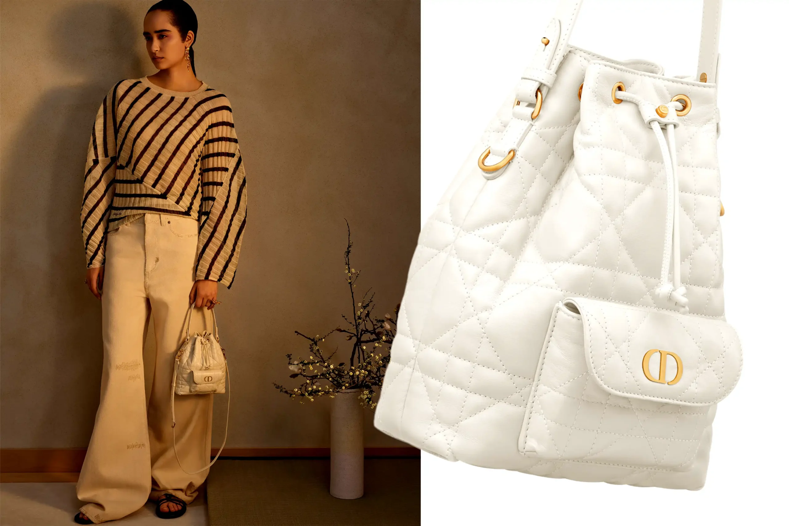 Dior Caro Bucket Bag