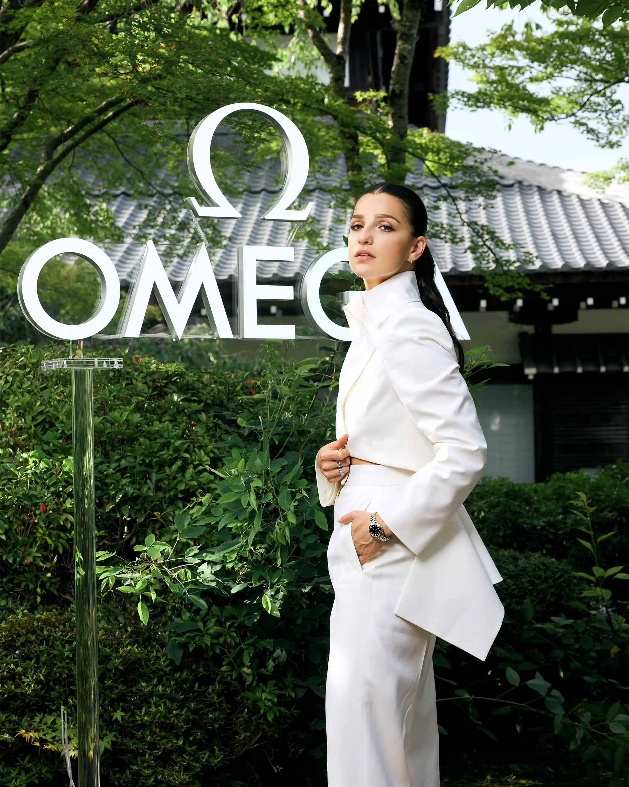 Mega omega Kyoto Japan aqua terra 30 mm Marisa abela