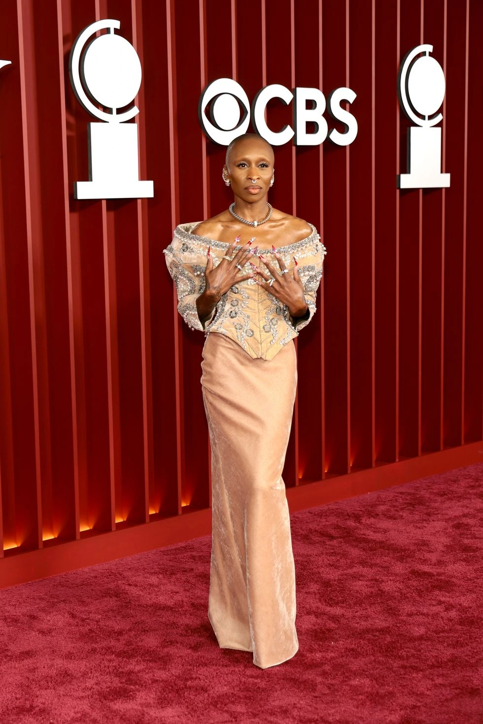 Cynthia Erivo in Schiaparelli Haute Couture tony awards 2025