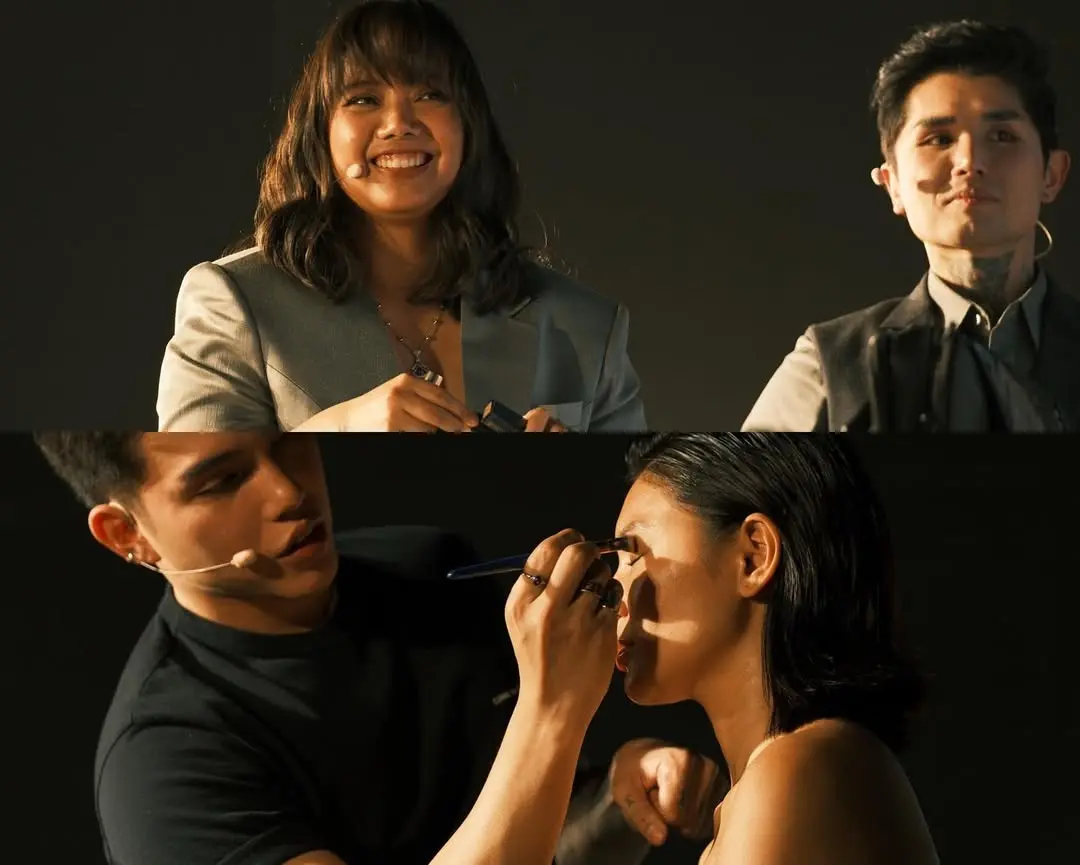 Makeup artists Jelly Eugenio, Mark Qua, and Anthea Bueno