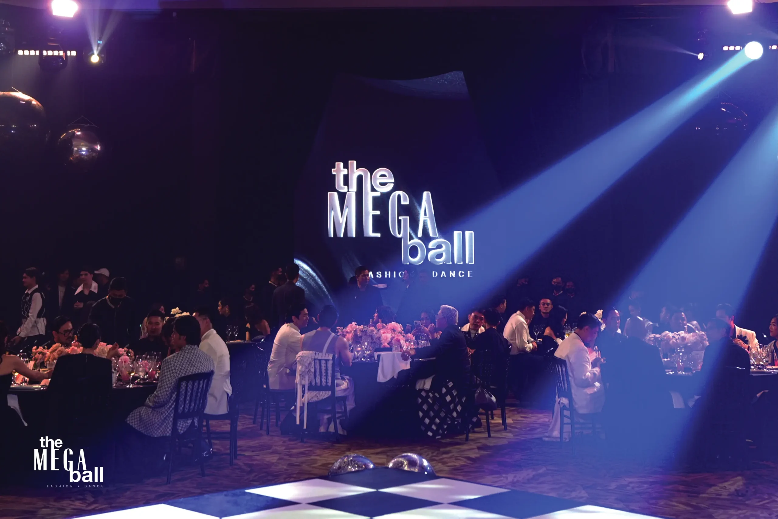 dining set up for mega ball 2025