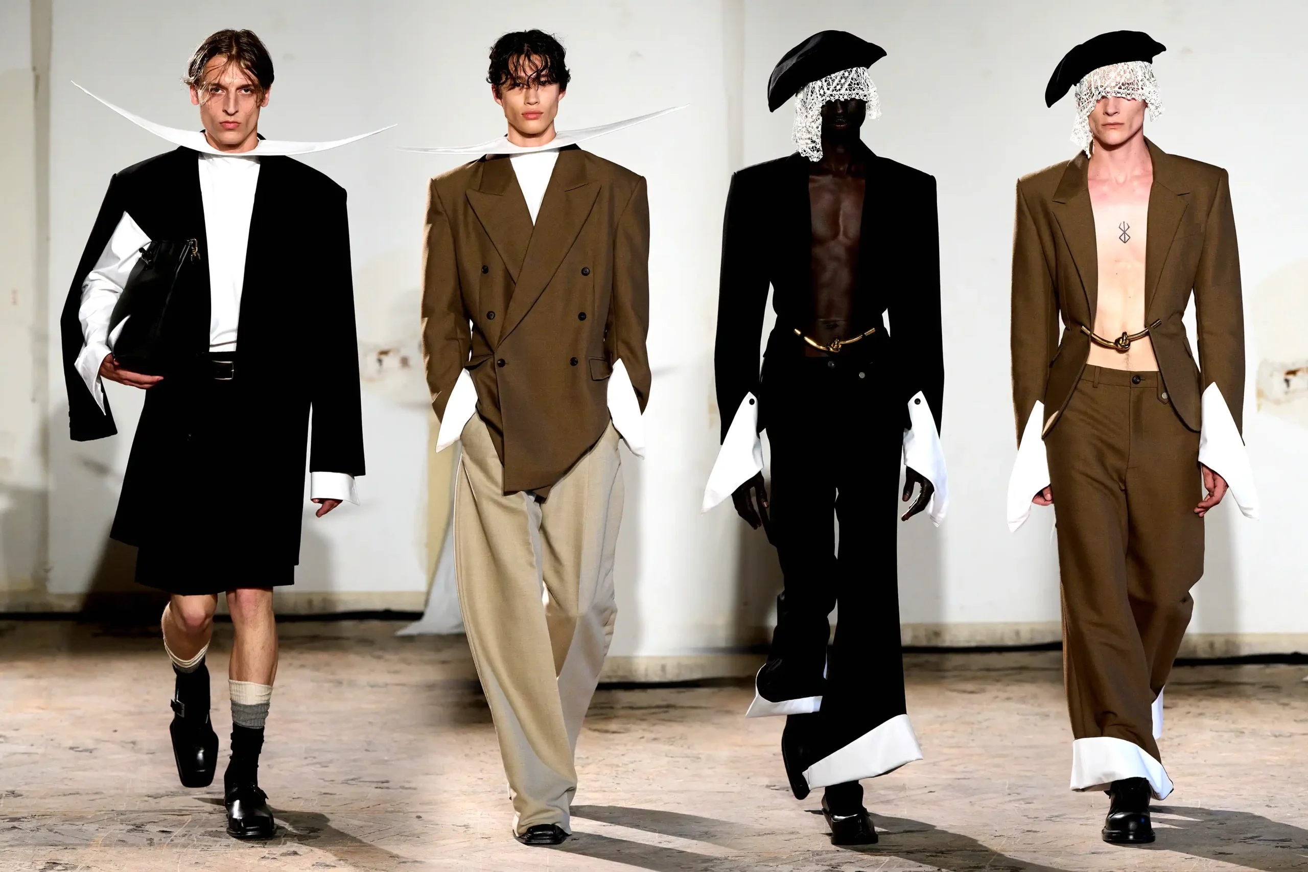 Men’s fashion week lessons in style tailoring blazers egonlab spring summer 2026 ss26