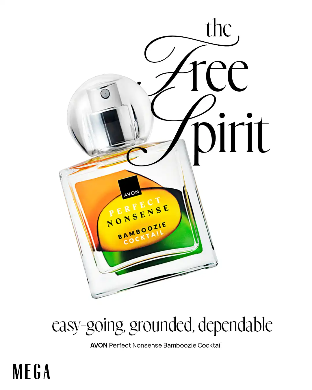 The Avon Perfect Nonsense fragrance in Bamboozie Cocktail