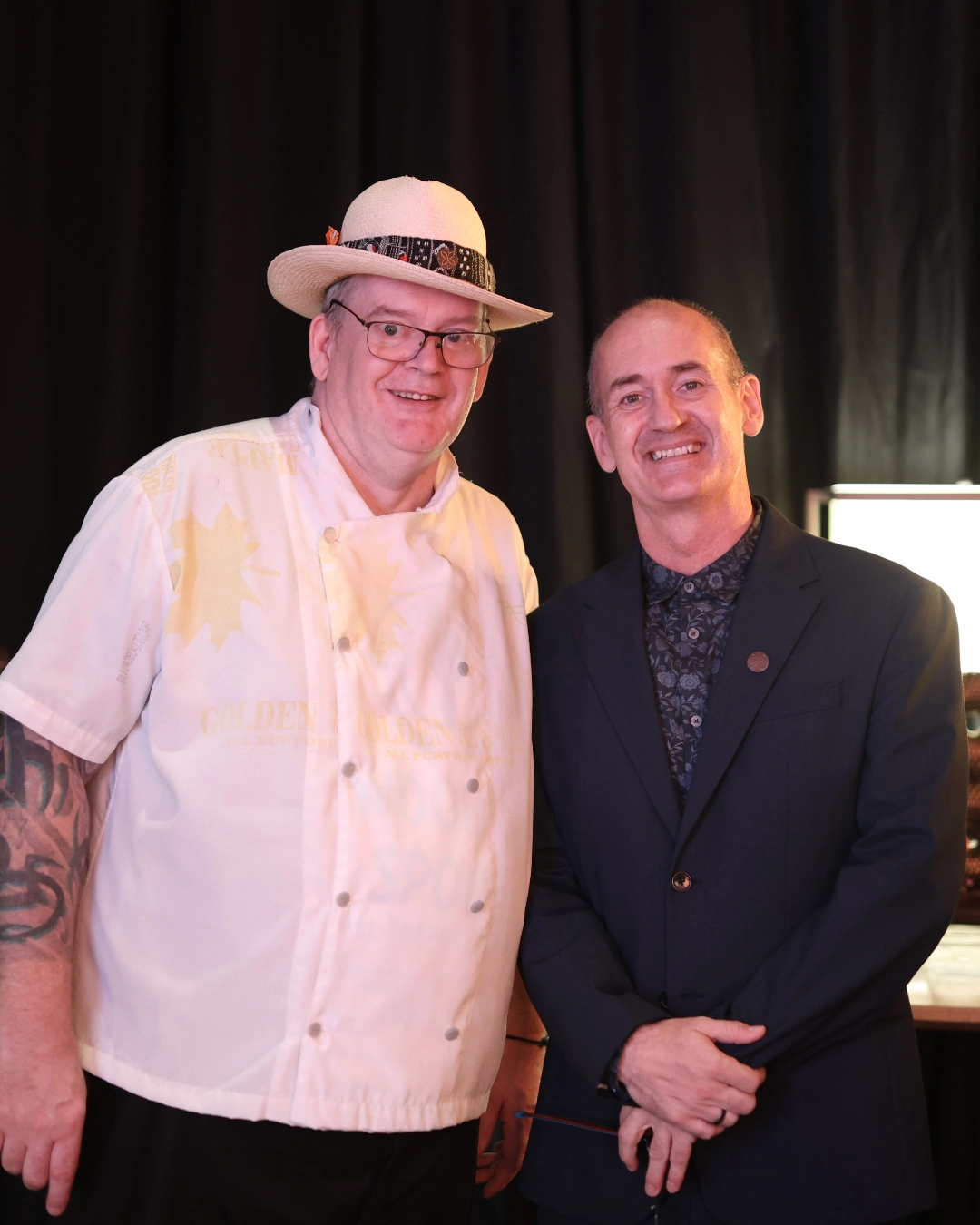 Anya's Executive Chef Chris Leaning with GM Mikel Arriet