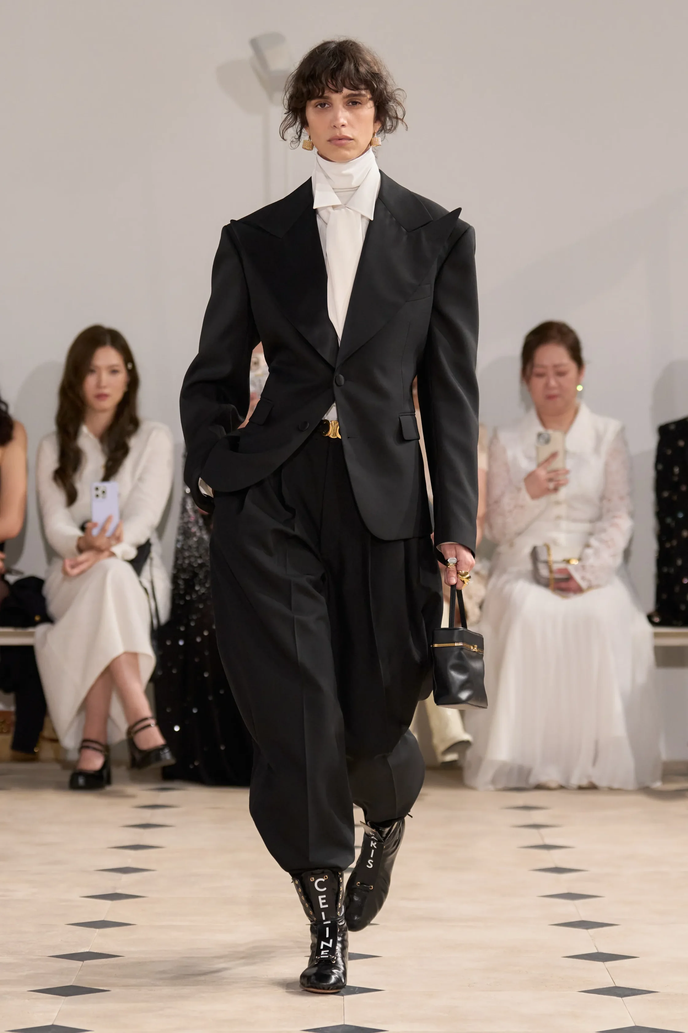rider celine ss26 michael parisian collection debut