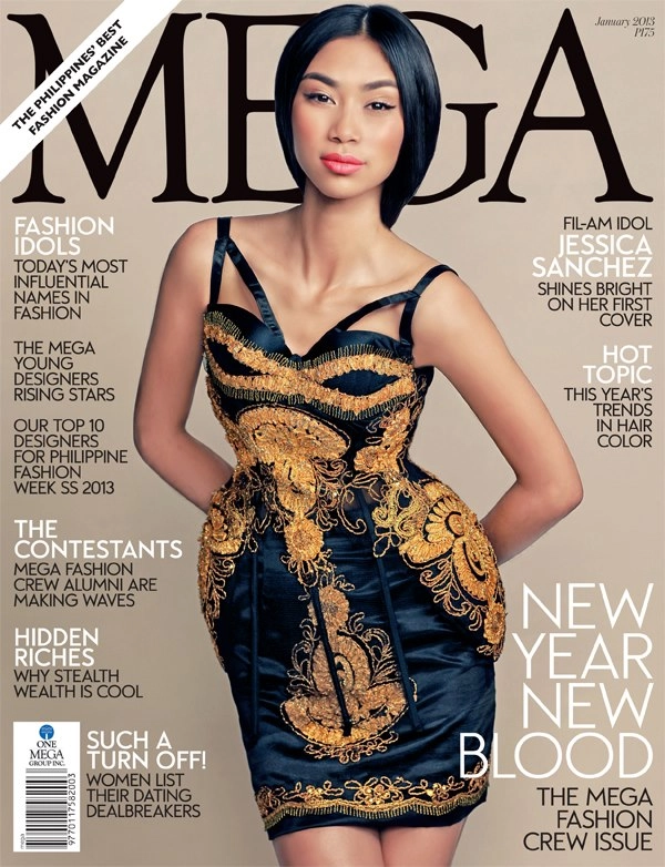 Jessica Sanchez as mEGA's cover star in January 2013