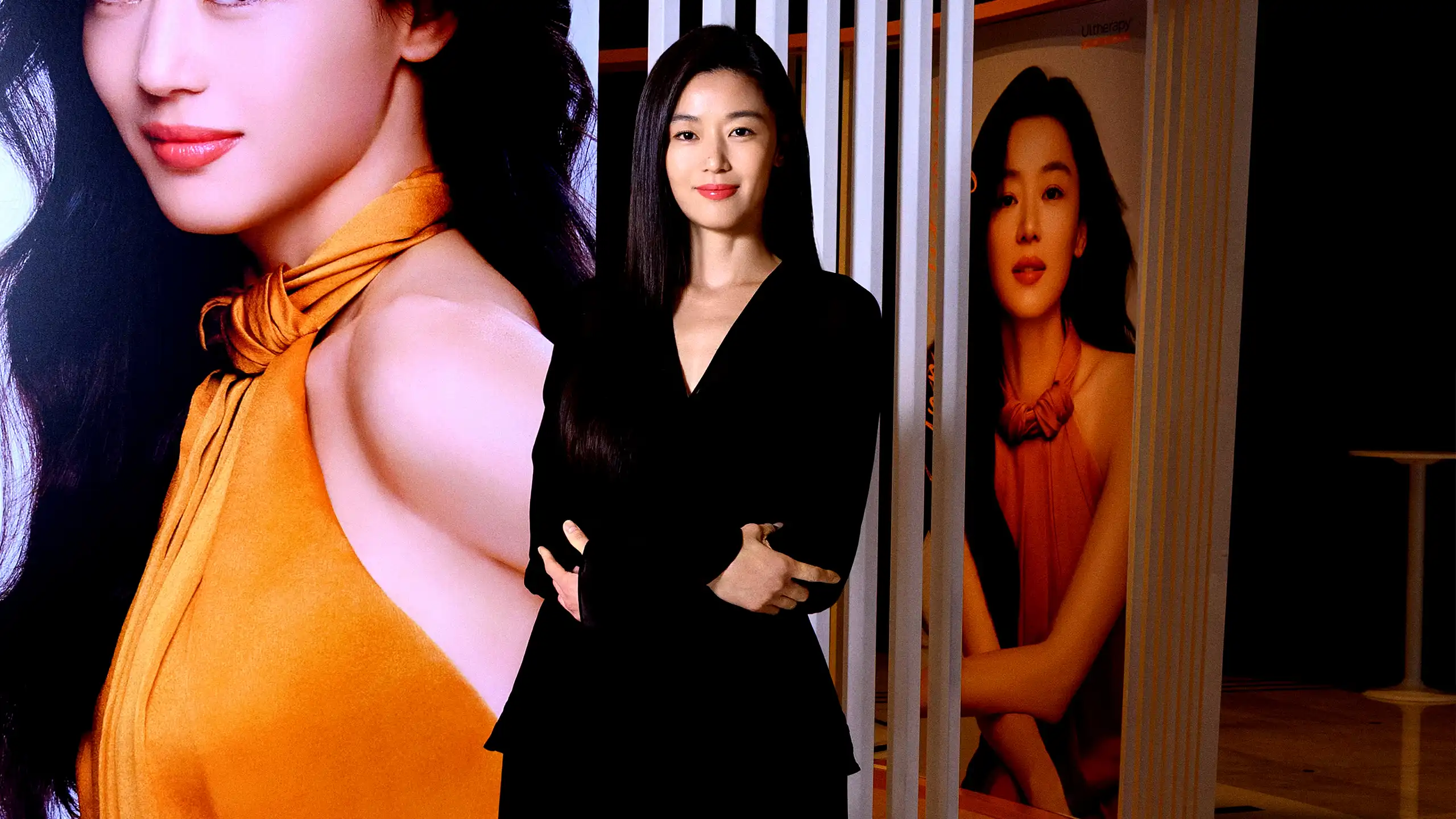 Lee Min Ho and Jun Ji Hyun Star at Ultherapy PRIME in Korea