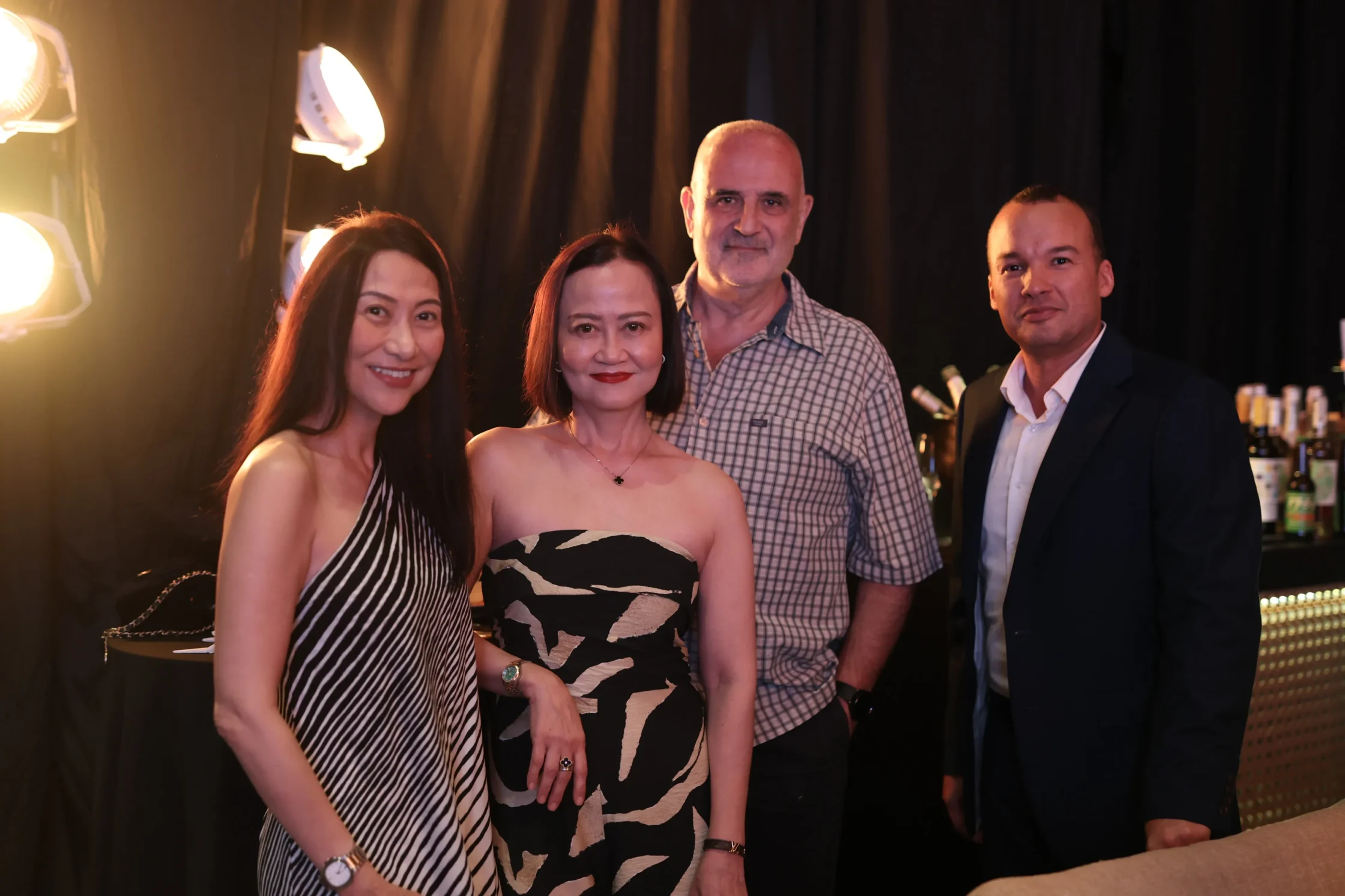 Macky Macaalay, Bernadette Lee, Rafael Rostoll of Bares Estrellas, Anya's F&B Manager Ricardo Lopez