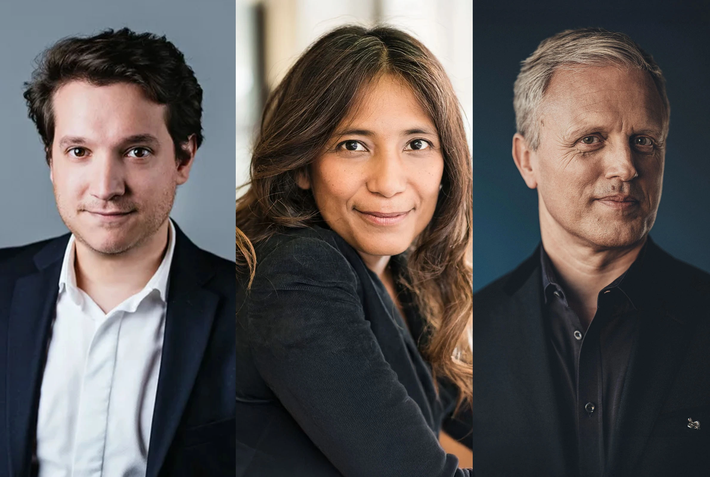 (l-r) Florian gallo, Shyamala Maisondieu, and Pascual Gaurin—the perfumers behind perfect nonsense