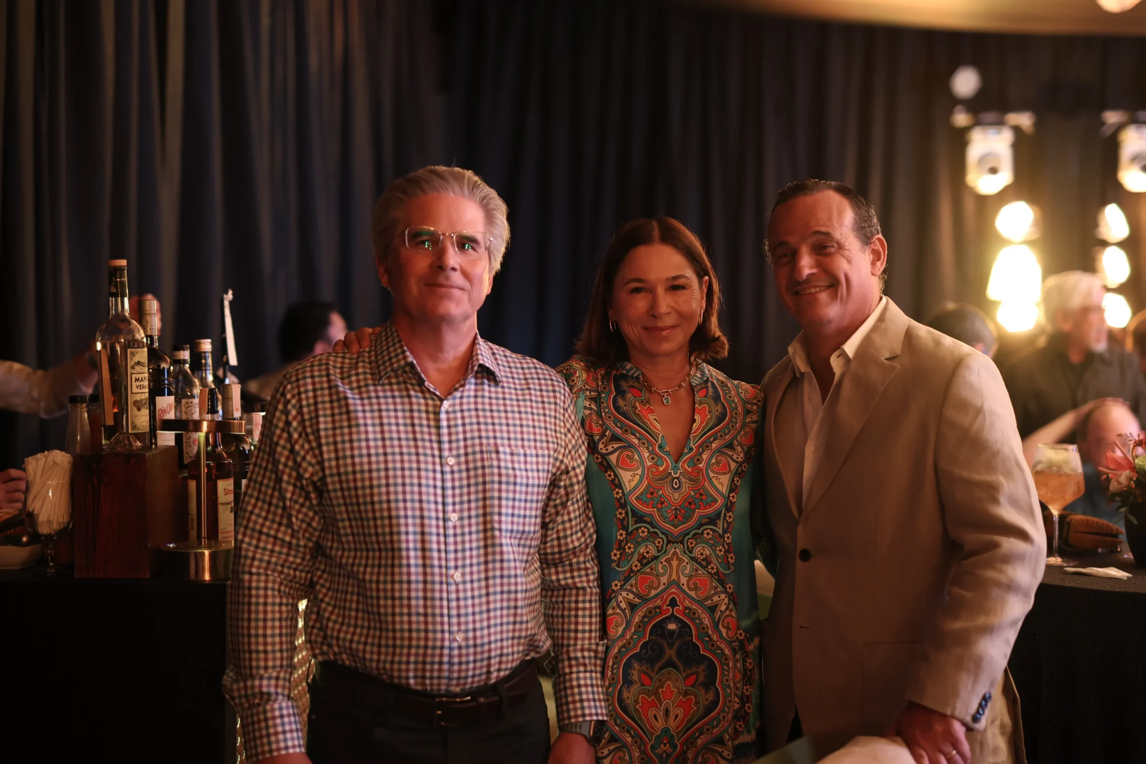 William and Fiona Ottiger with Santi Elizalde (President & CEO Roxaco Land Corp.)