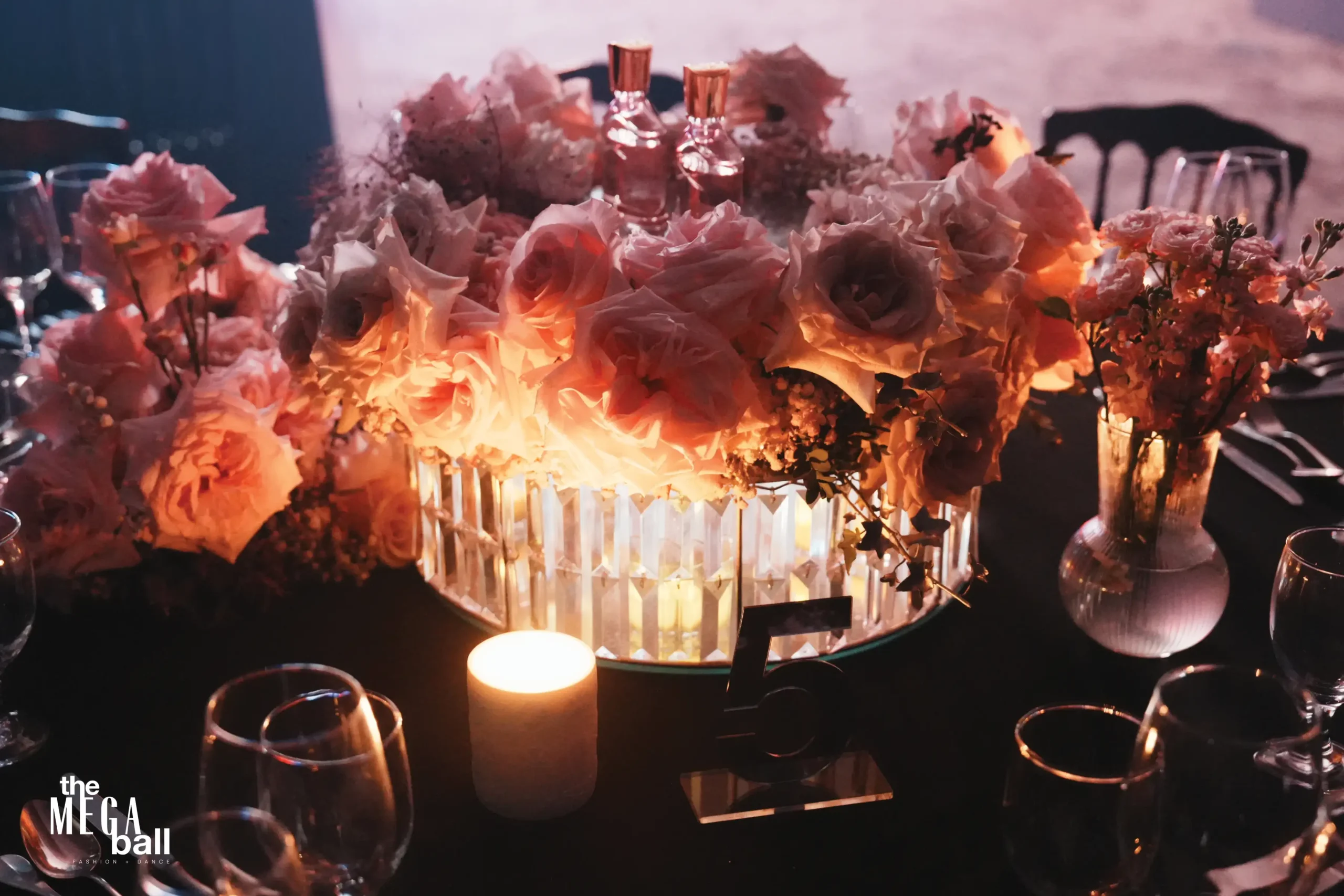 Creed's table setup at the MEGA Ball 2025