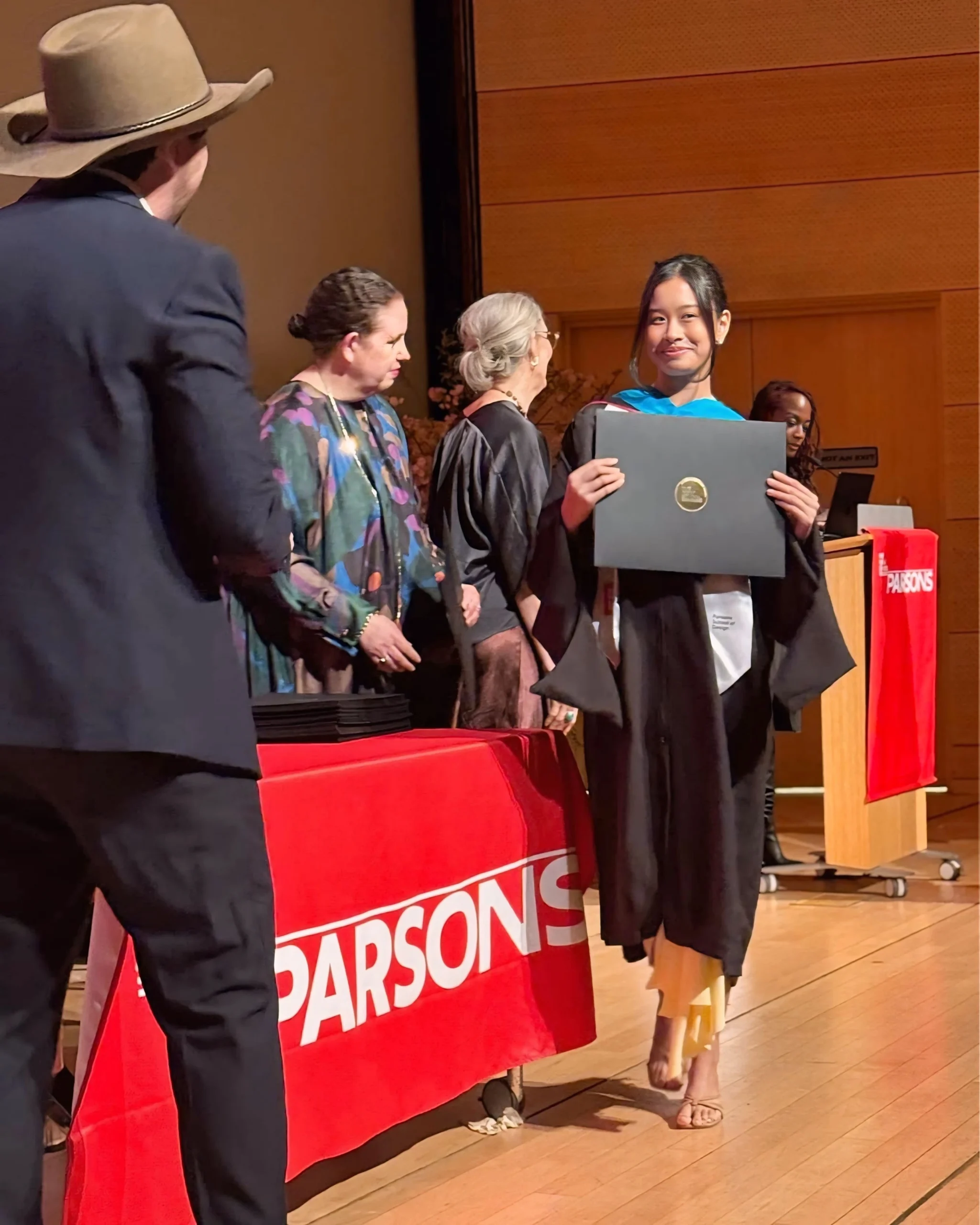 Cara Leonio, Fashion Management student at Parsons