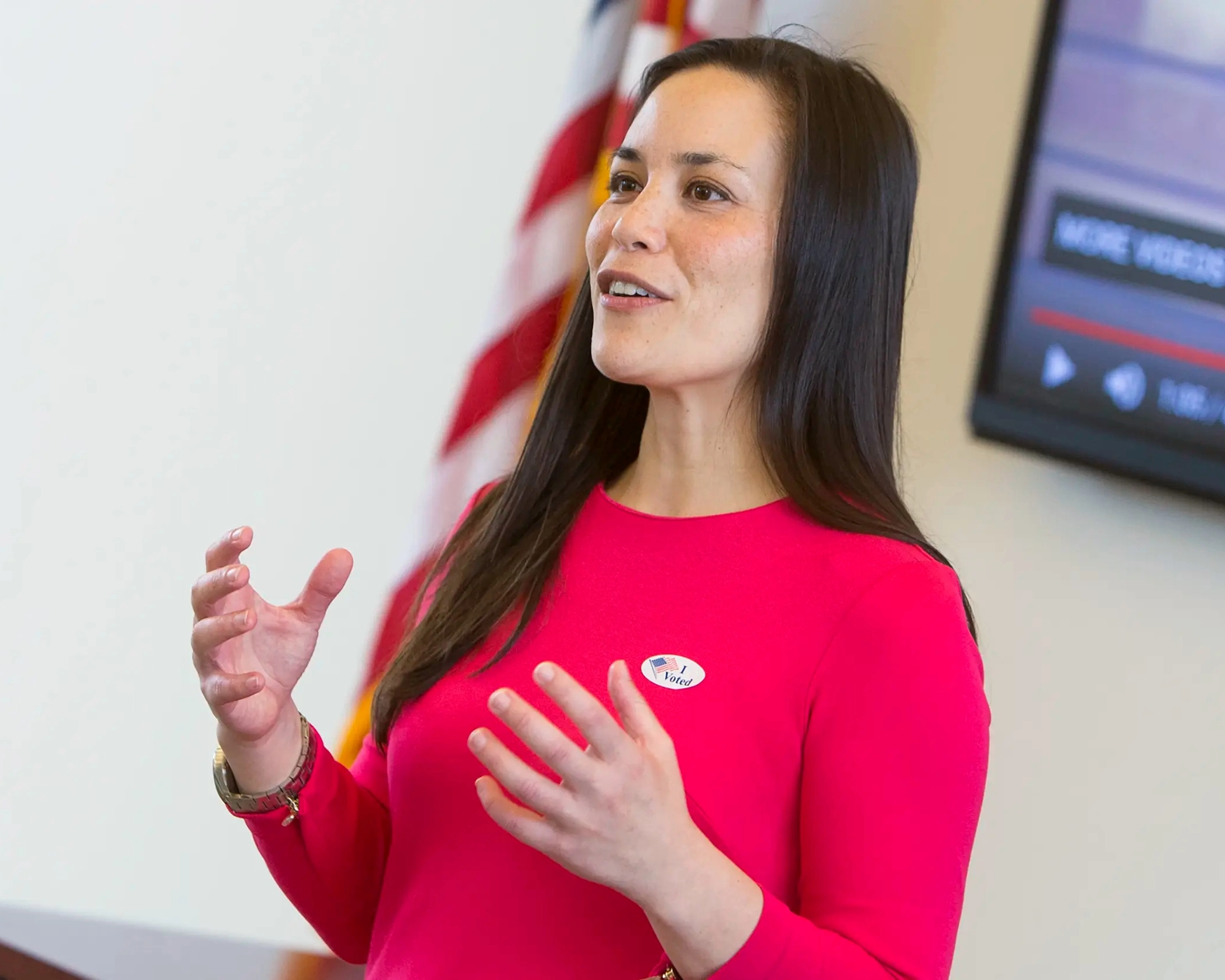 Gina Ortiz Jones, she is only the third woman to lead san antonio