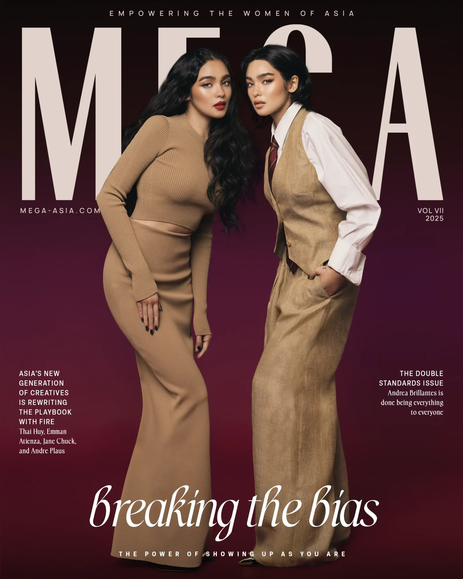 Andrea Brillantes on the cover of MEGA's july 2025 issue