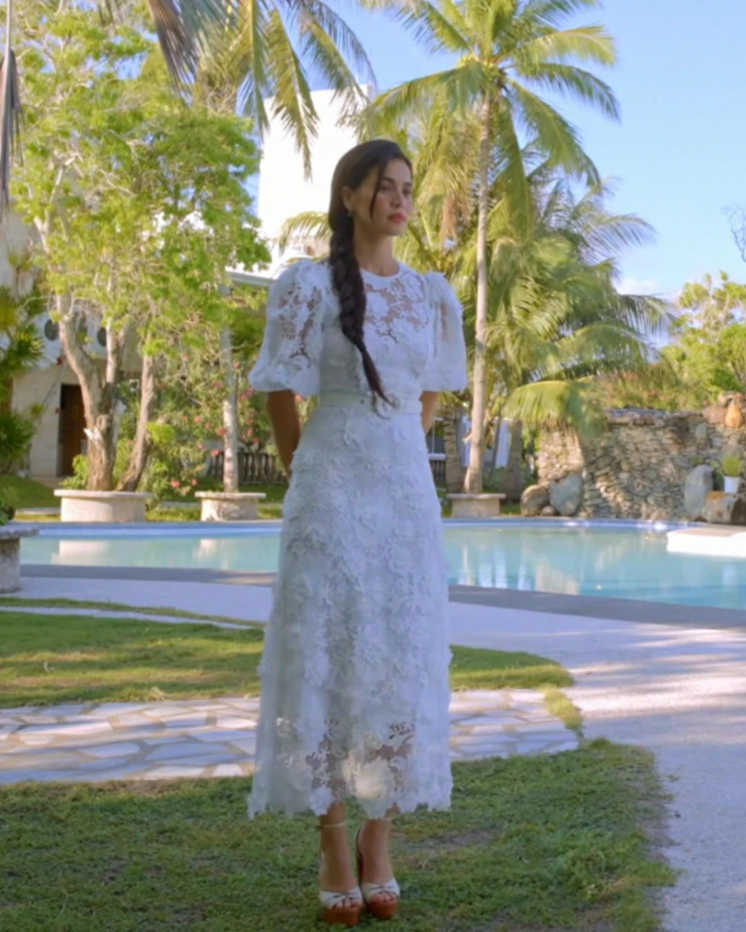 Zimmermann HALLIDAY LACE FLOWER DRESS