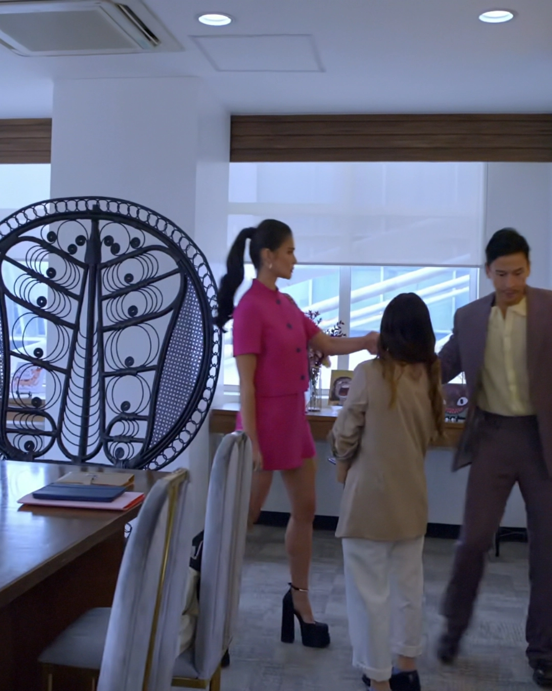 Anne in Dior coordinates
