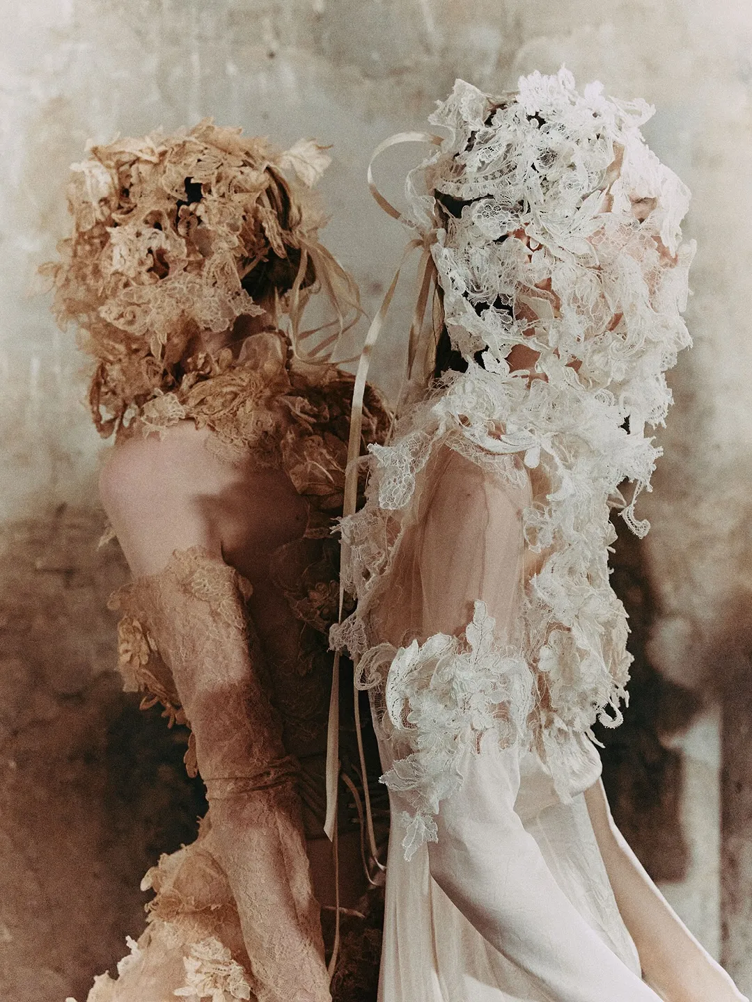 maison margiela couture look detail 3