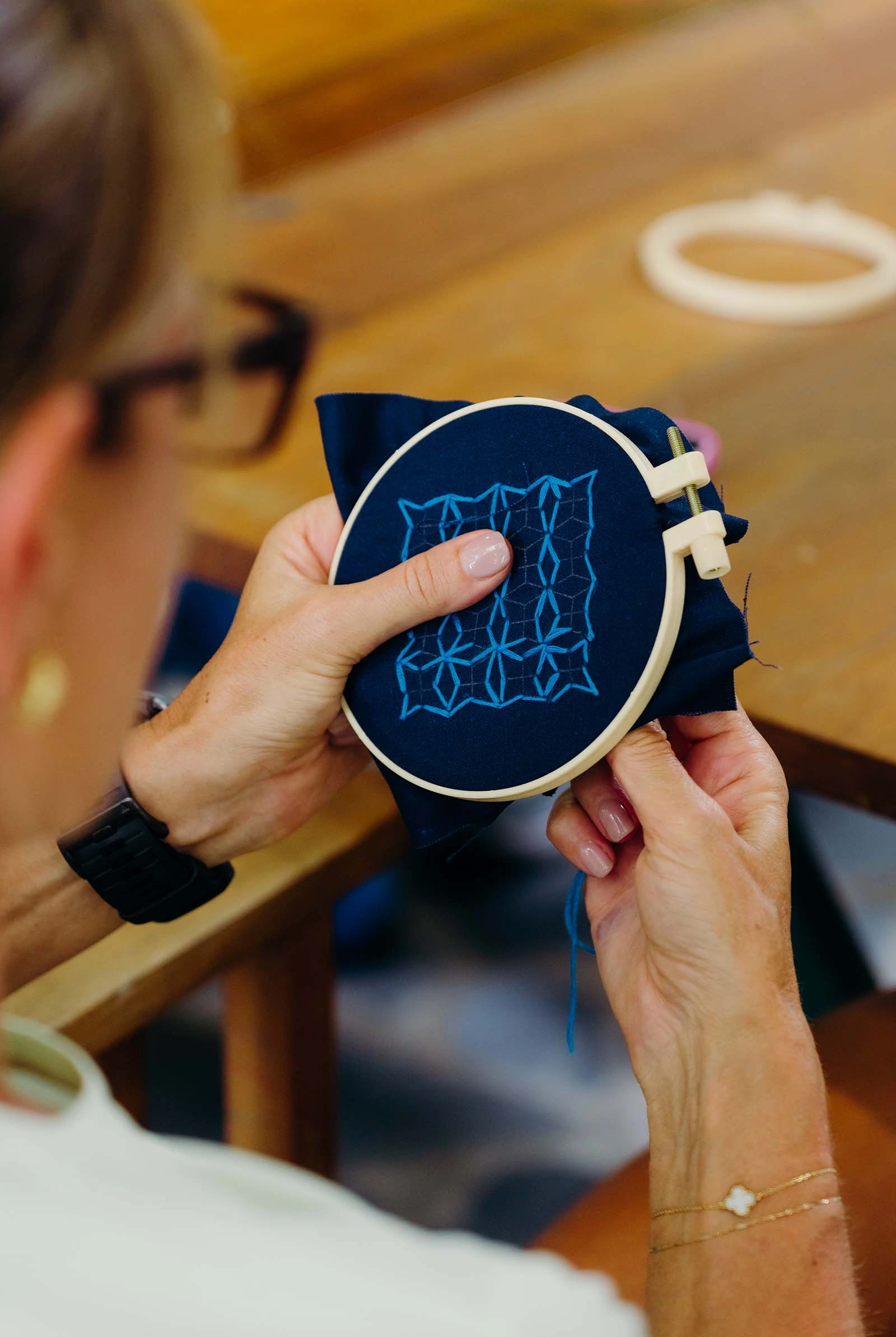 SACHIKO—a type of Japanese embroidery
