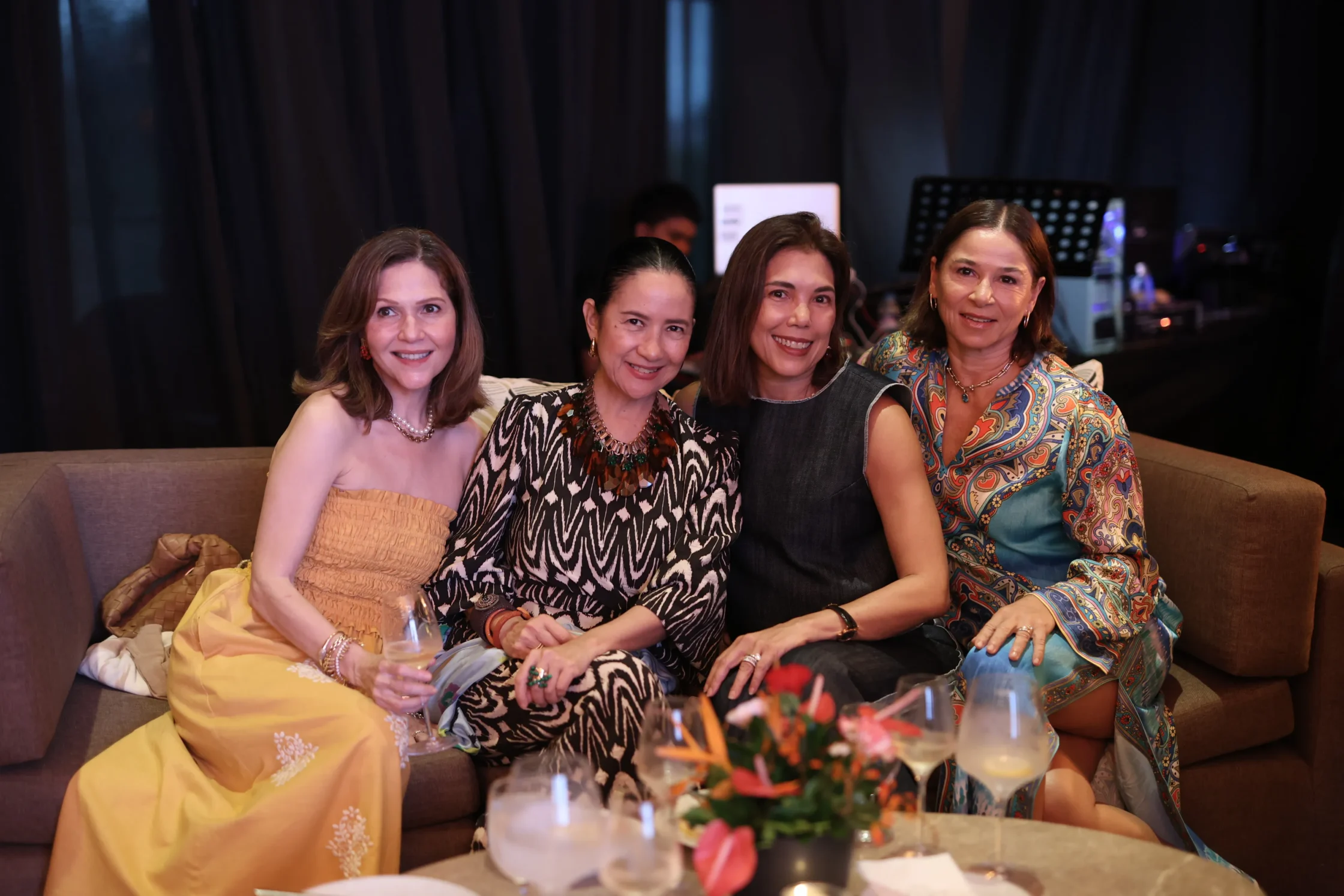 Anne Marie Saguil, Mia Borromeo, Marilen Elizalde, Fiona Ottiger