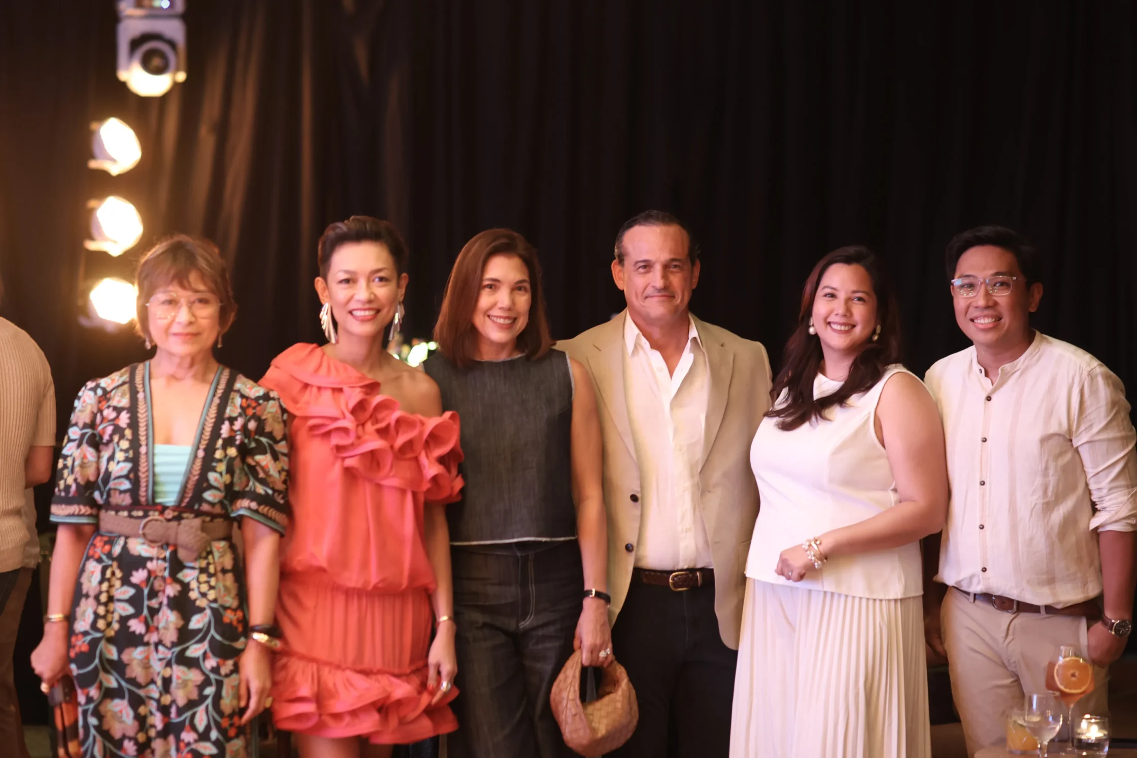 Ces Drilon, Joyce Orena, Anya Resort Owners Marilen & Santi Elizalde, and Tracy & JP Prado