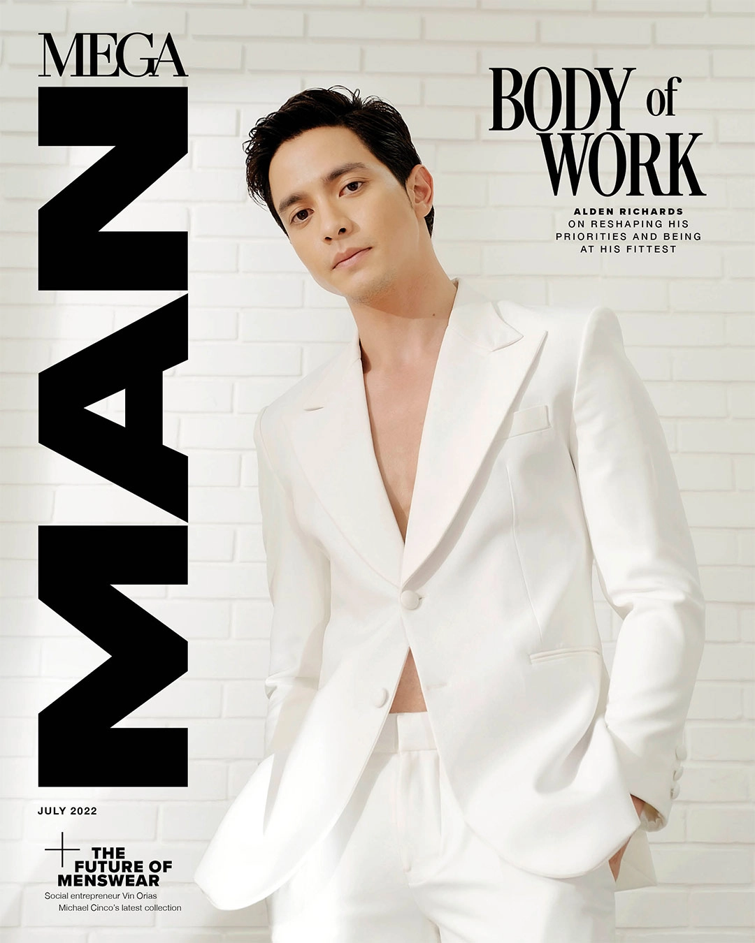 Alden Richards on MEGA Man, July 2022