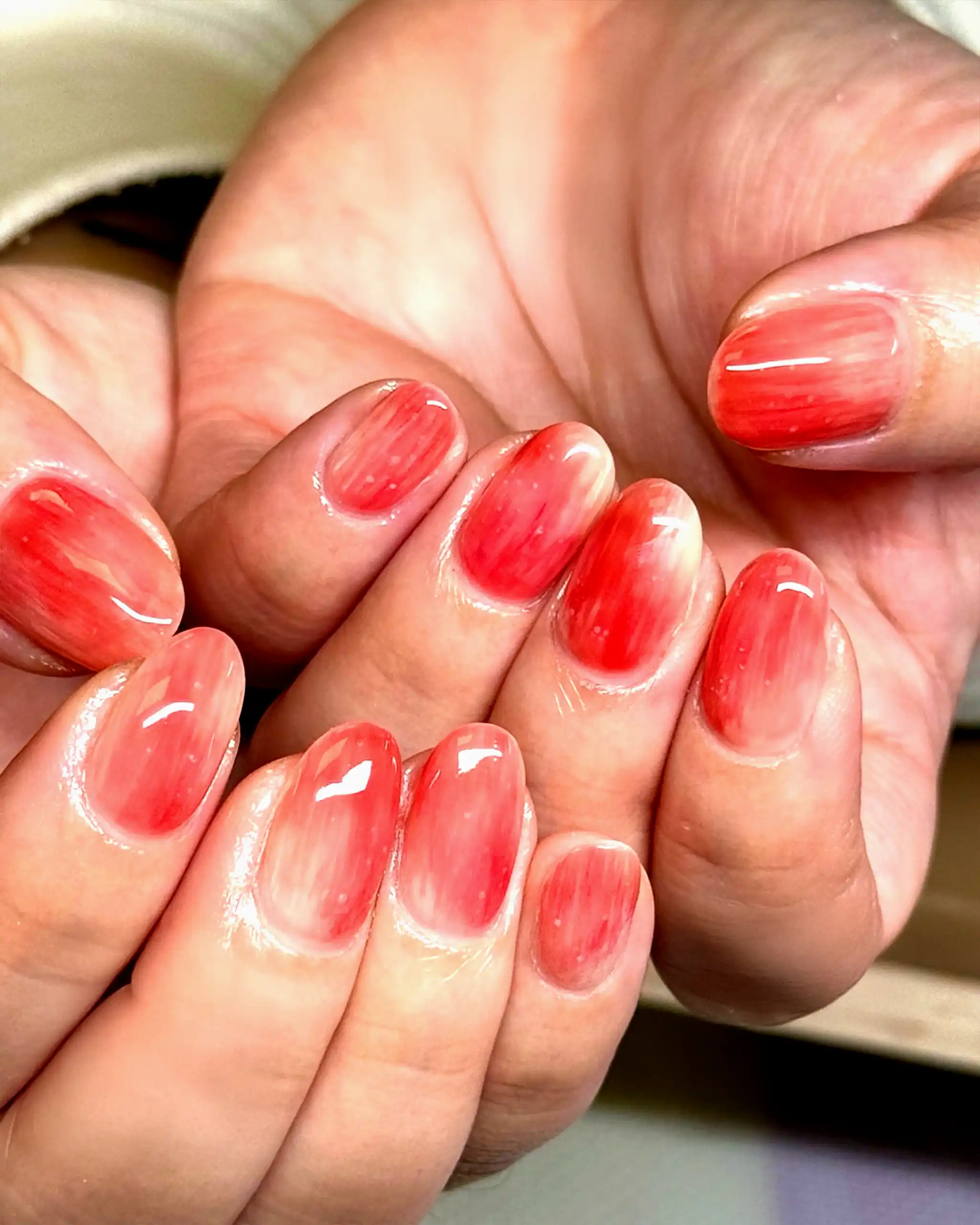 Peach Peel Nails