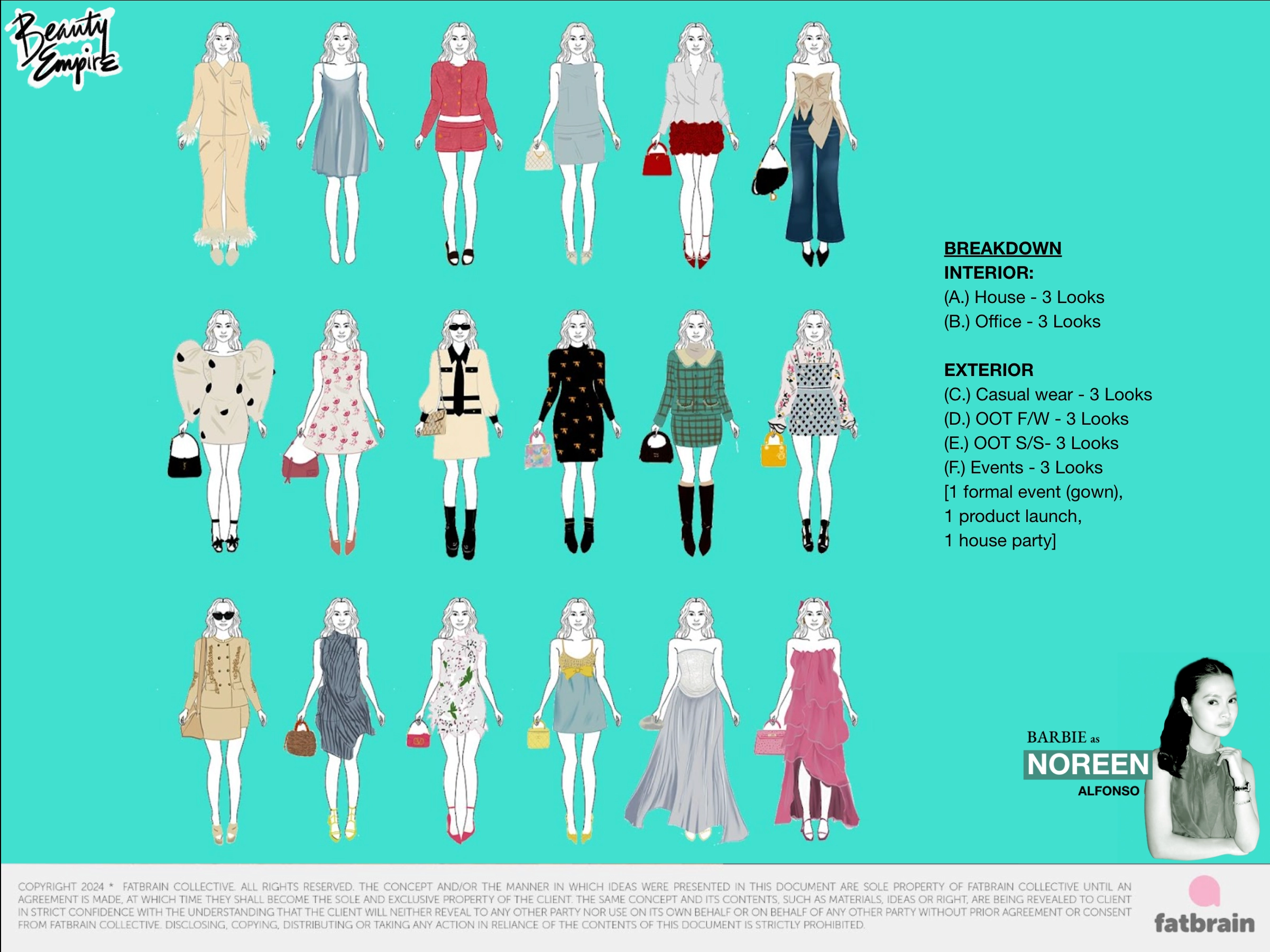 Styling guide for Noreen alfonso