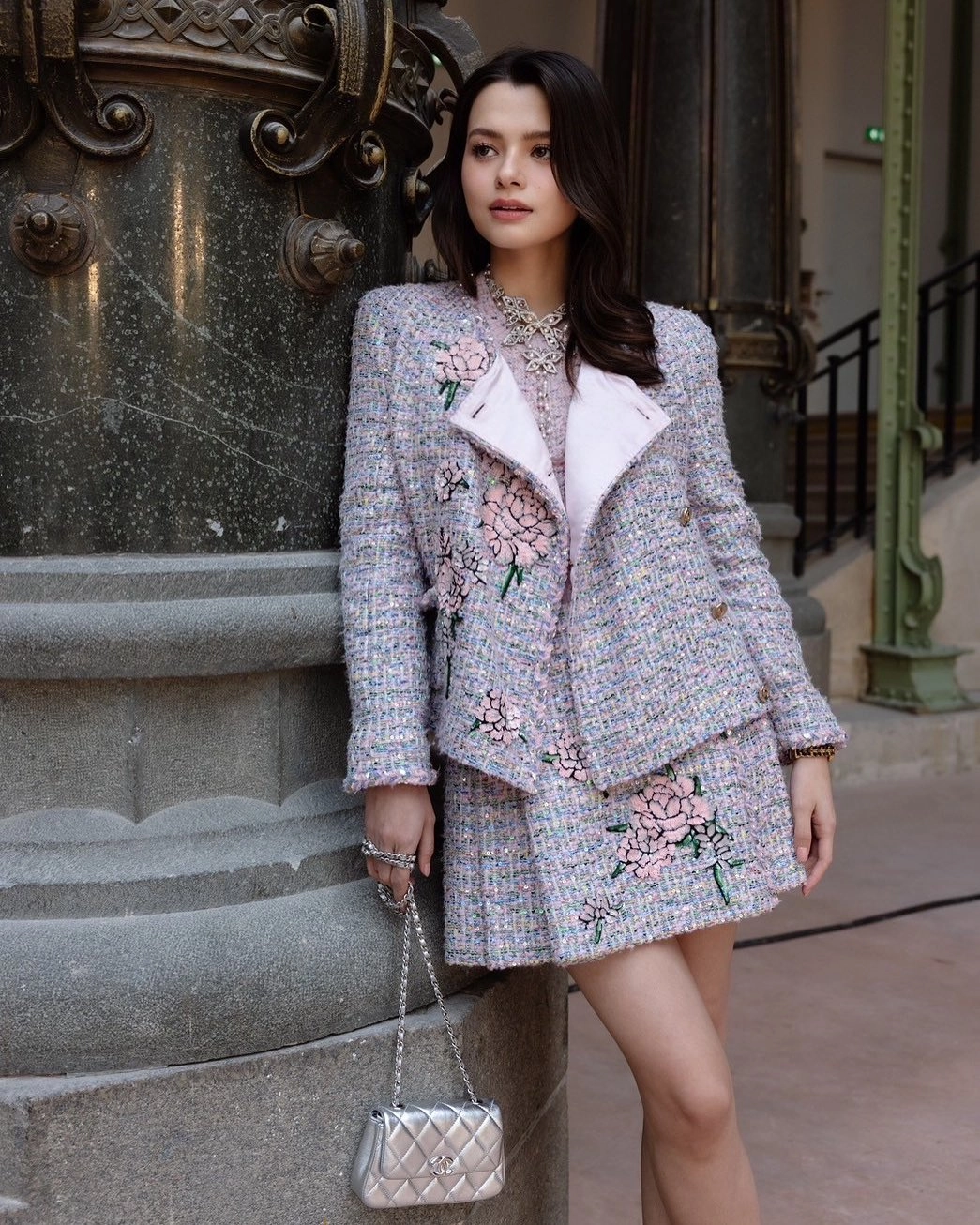 Becca Armstrong for Chanel s/s25 show during Paris Fashion Week