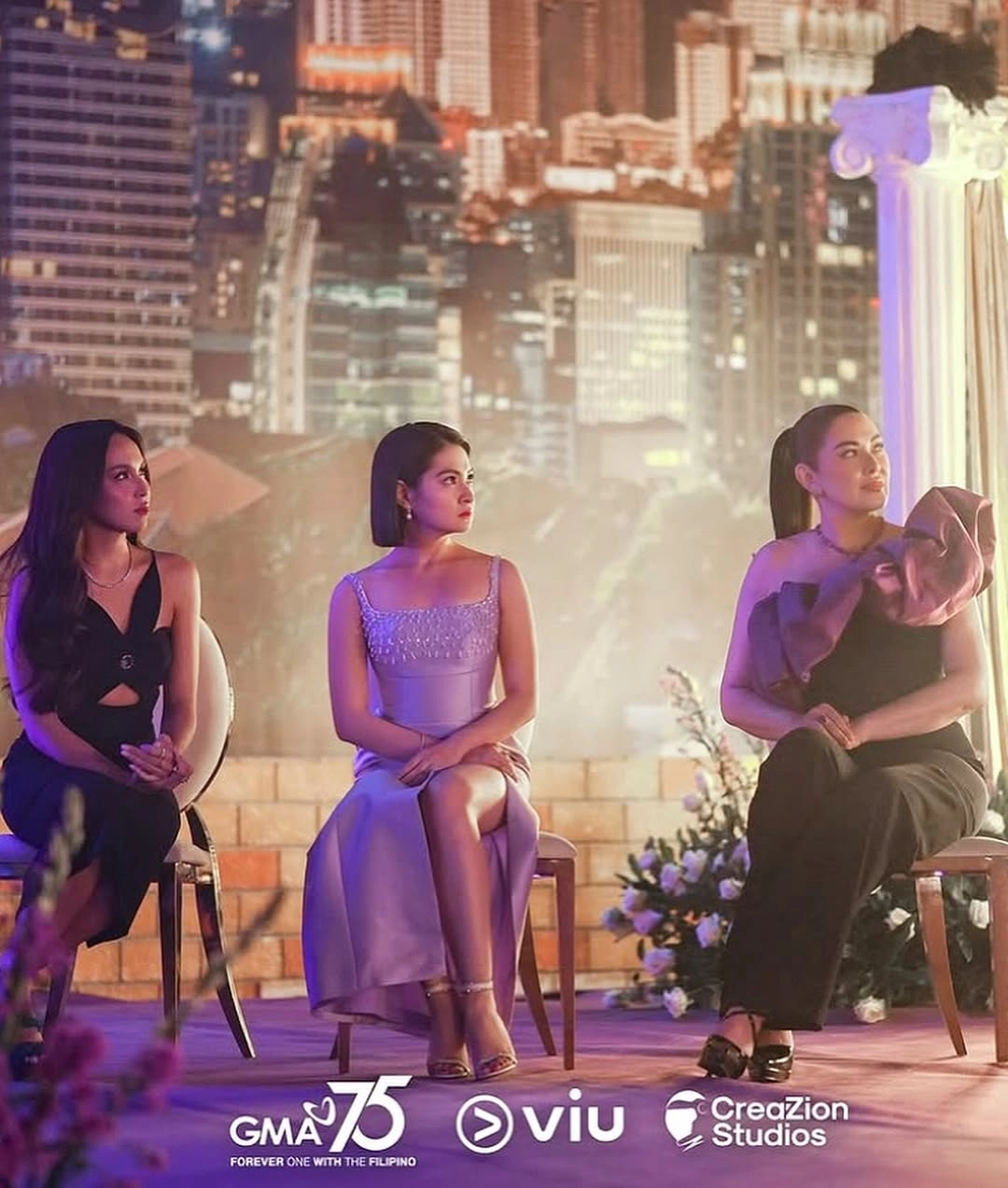 Kyline Alcantara, Barbie Forteza, Ruffa Gutierrez during the Beauty Empire Media Conference