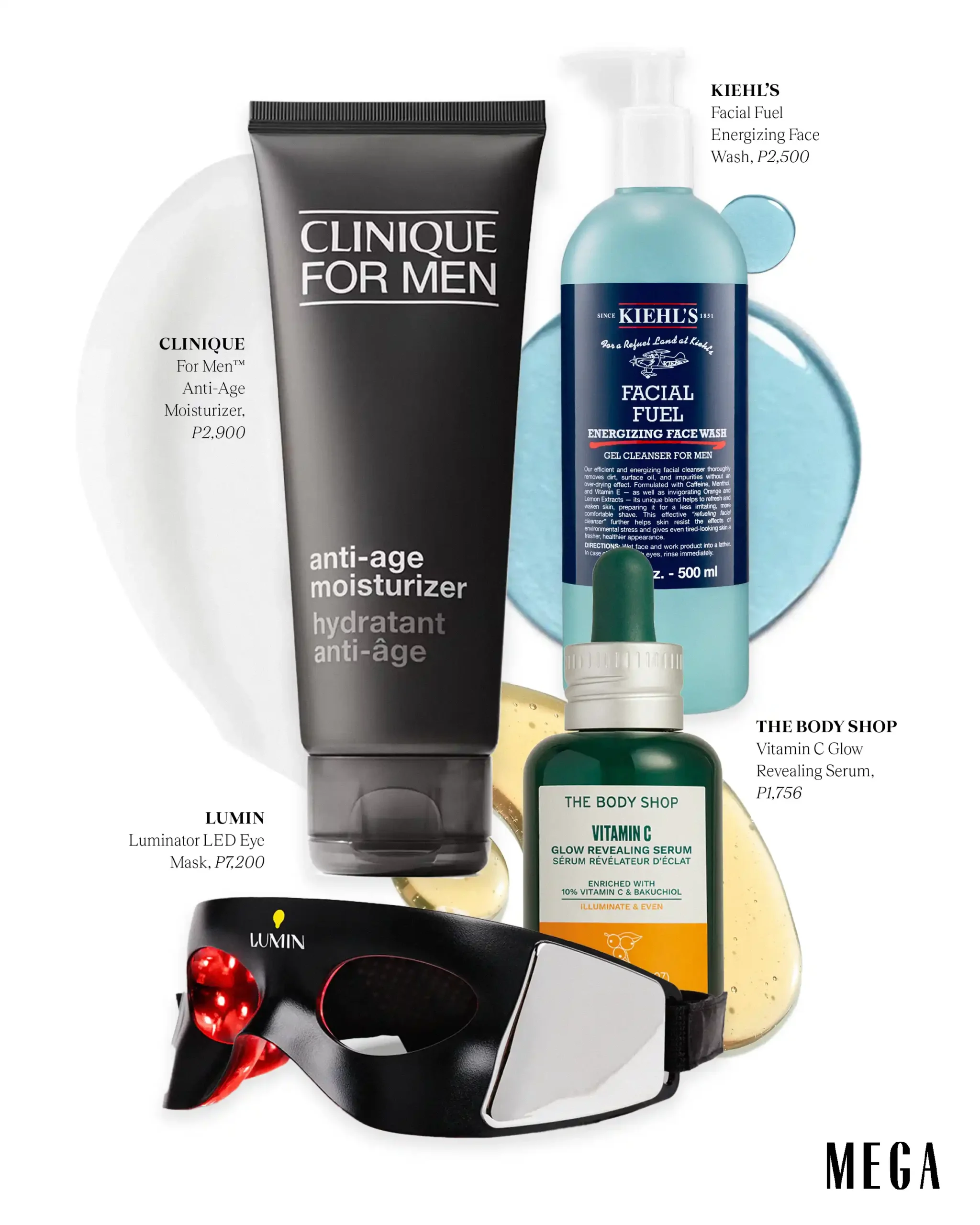 Skincare marketed for men