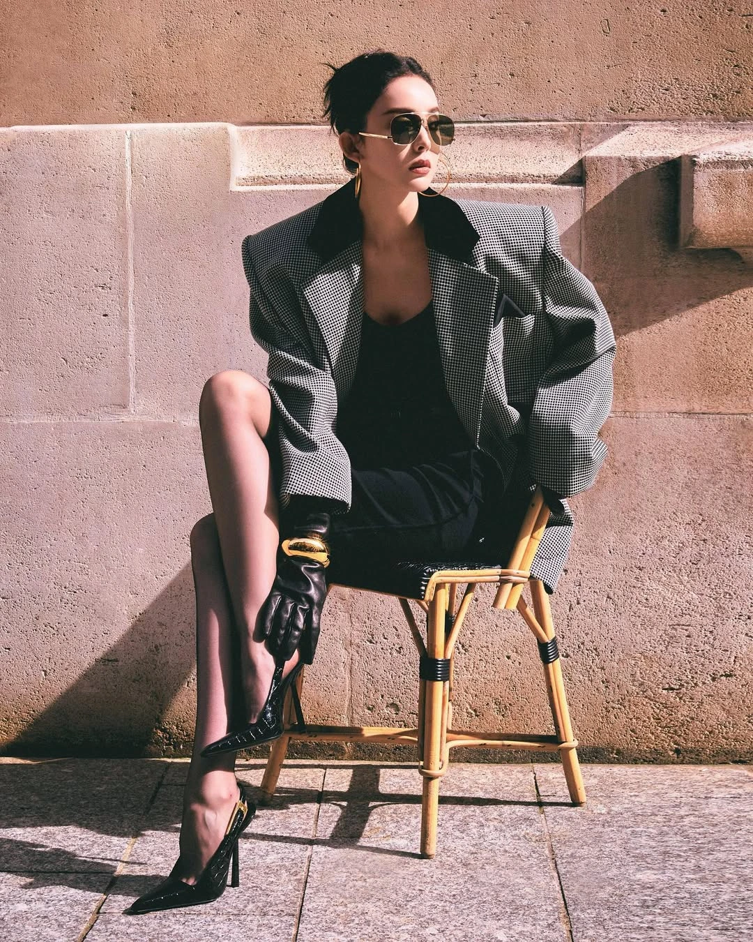 Guli Naza in Paris Fashion Week for YSL s/s25