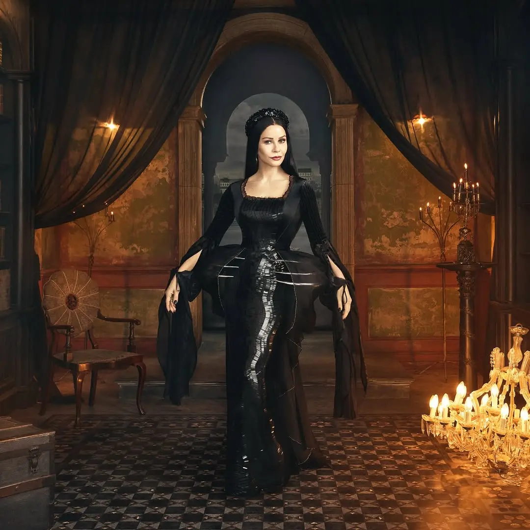 CATHERINE ZETA-JONES AS MORTICIA ADDAMS
