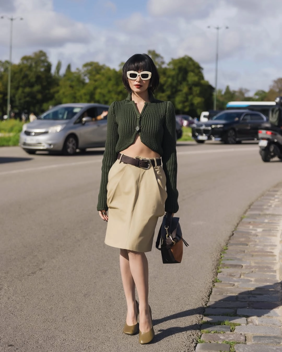 For Loewe S/S25 show during Paris Fashion Week