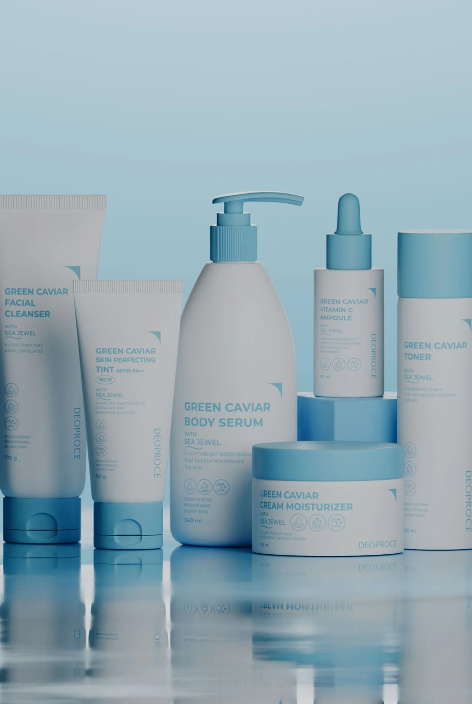 Deoproce's Green Caviar lineup of products