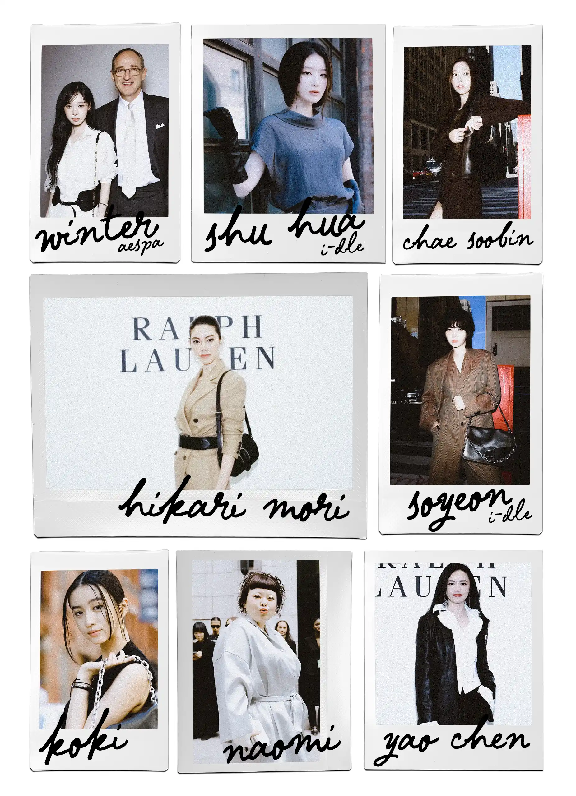 The Women from East ASia, standing for China, Japan, and South Korea