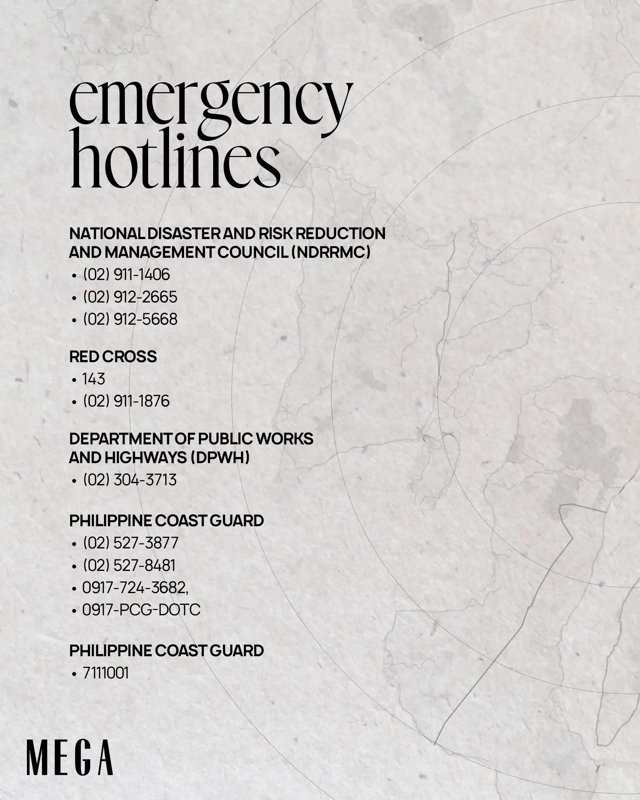 EMERGENCY HOTLINES