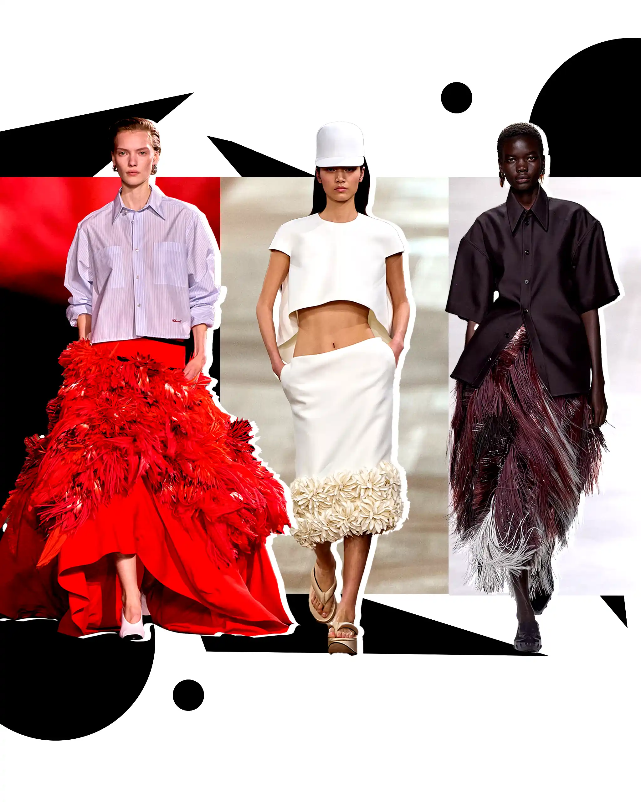 We’re Calling It: The Sharp Shirt and Showy Skirt Combo Will Define 2026 Dressing 