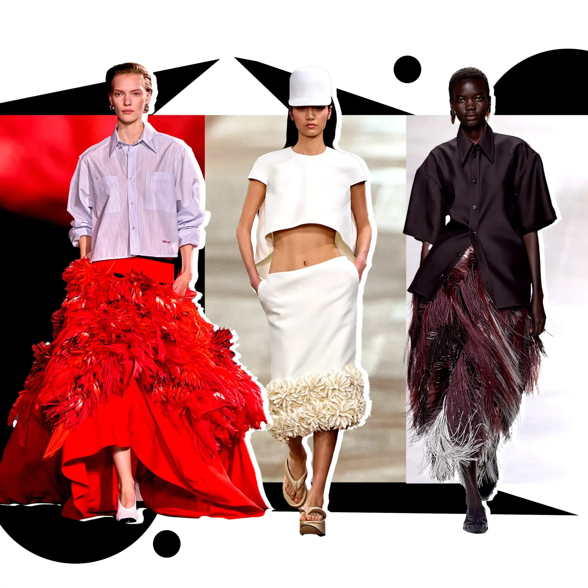 We’re Calling It: The Sharp Shirt and Showy Skirt Combo Will Define 2026 Dressing 