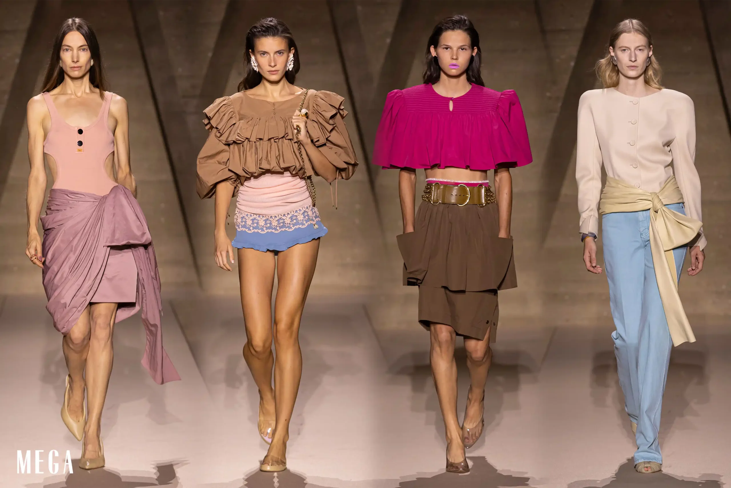 chloe ss26 runway