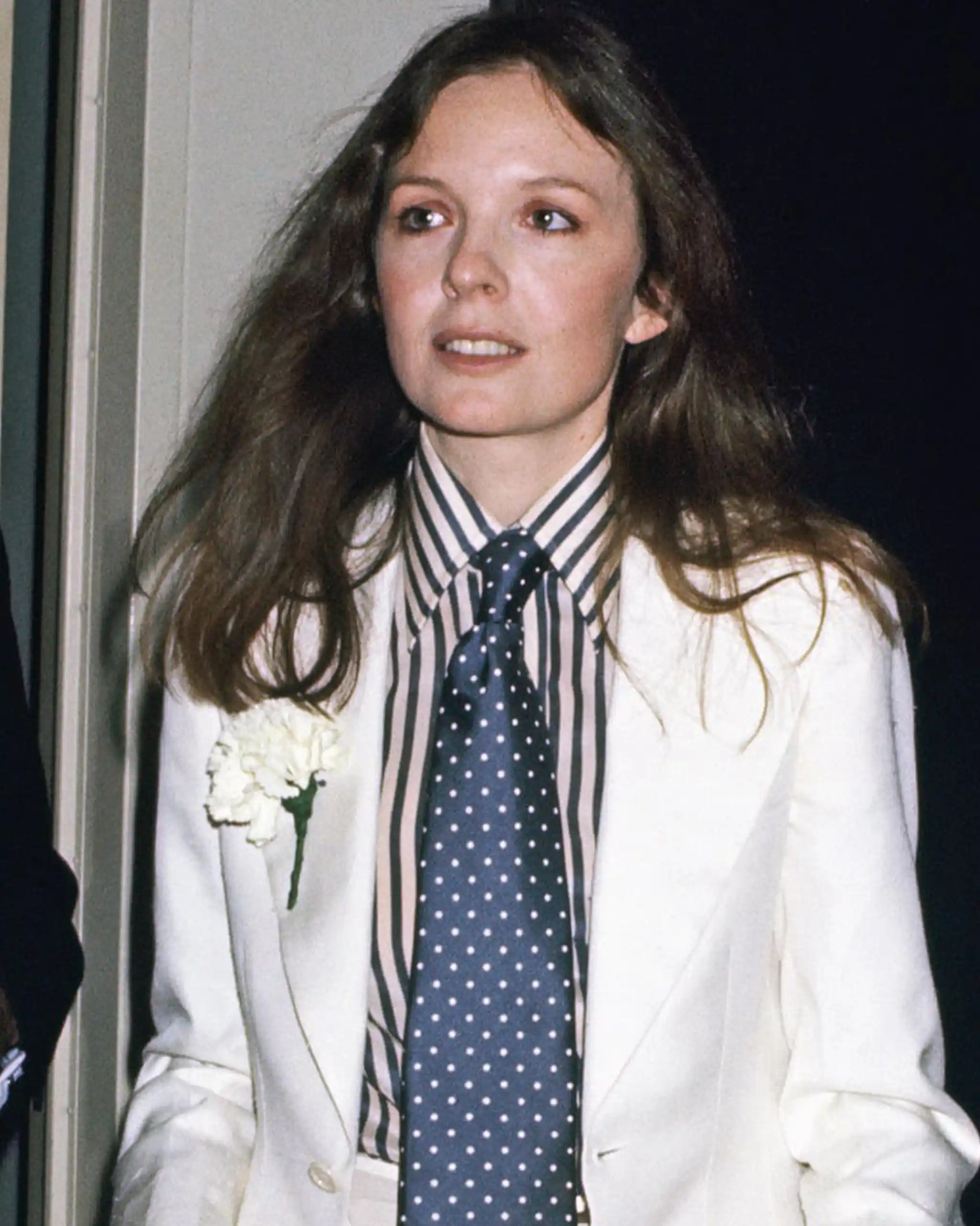 Diane keaton at the 1976 academy awards