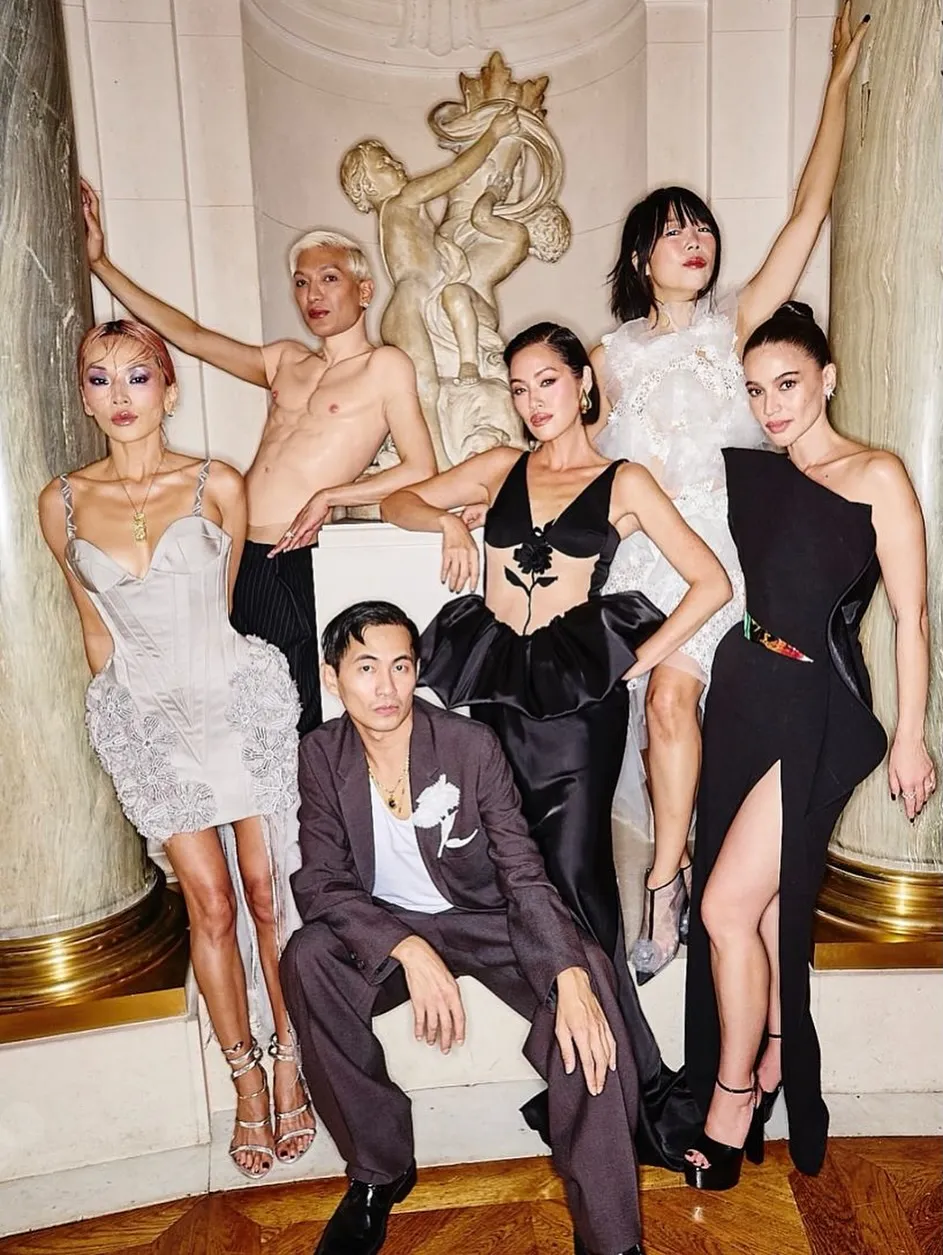 Anne Curtis with bryanboy, tina leung, susie lau, tiffany hsu, AND HAN CHONG AT THE BOF 500 GALA