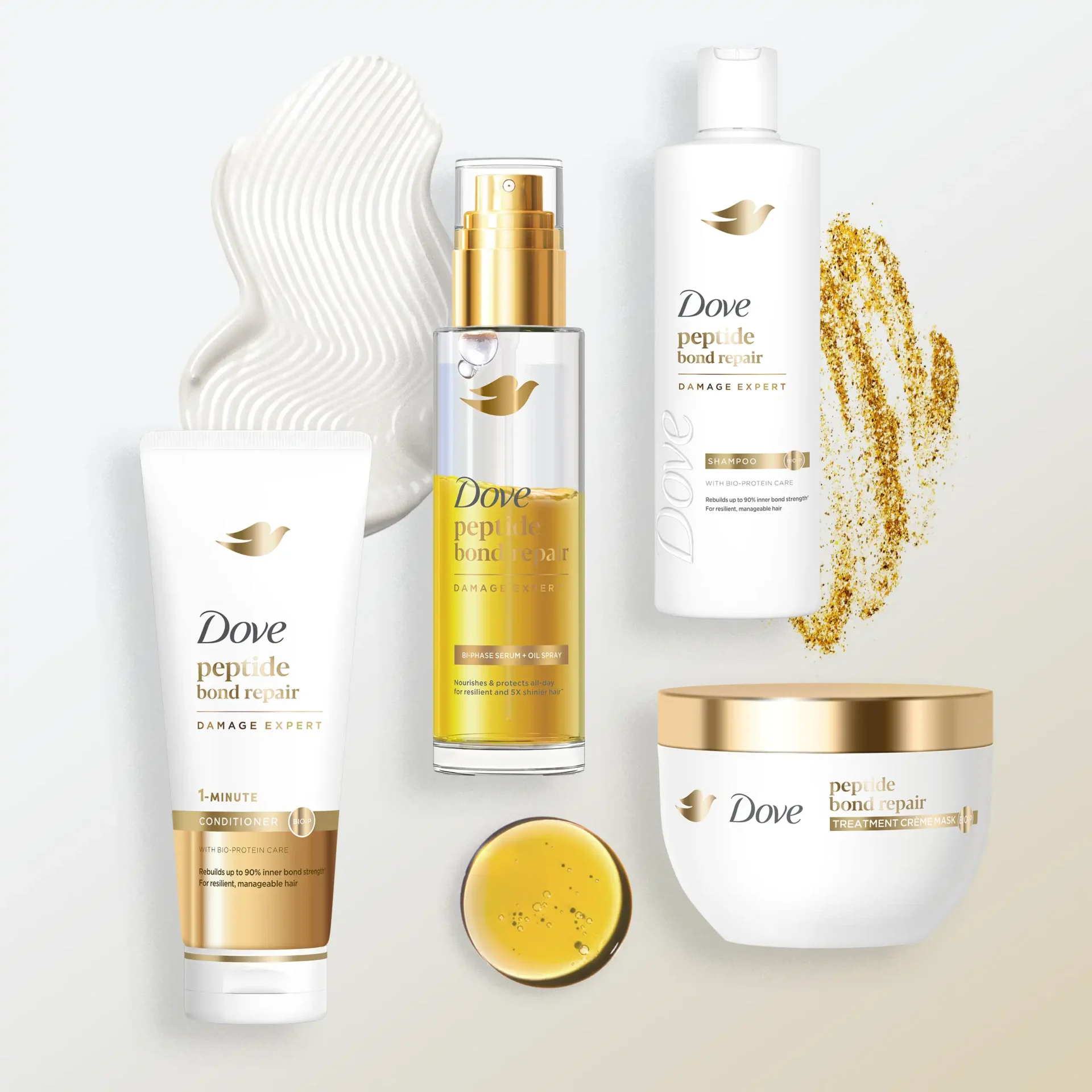 The lineup of Dove Peptide's products