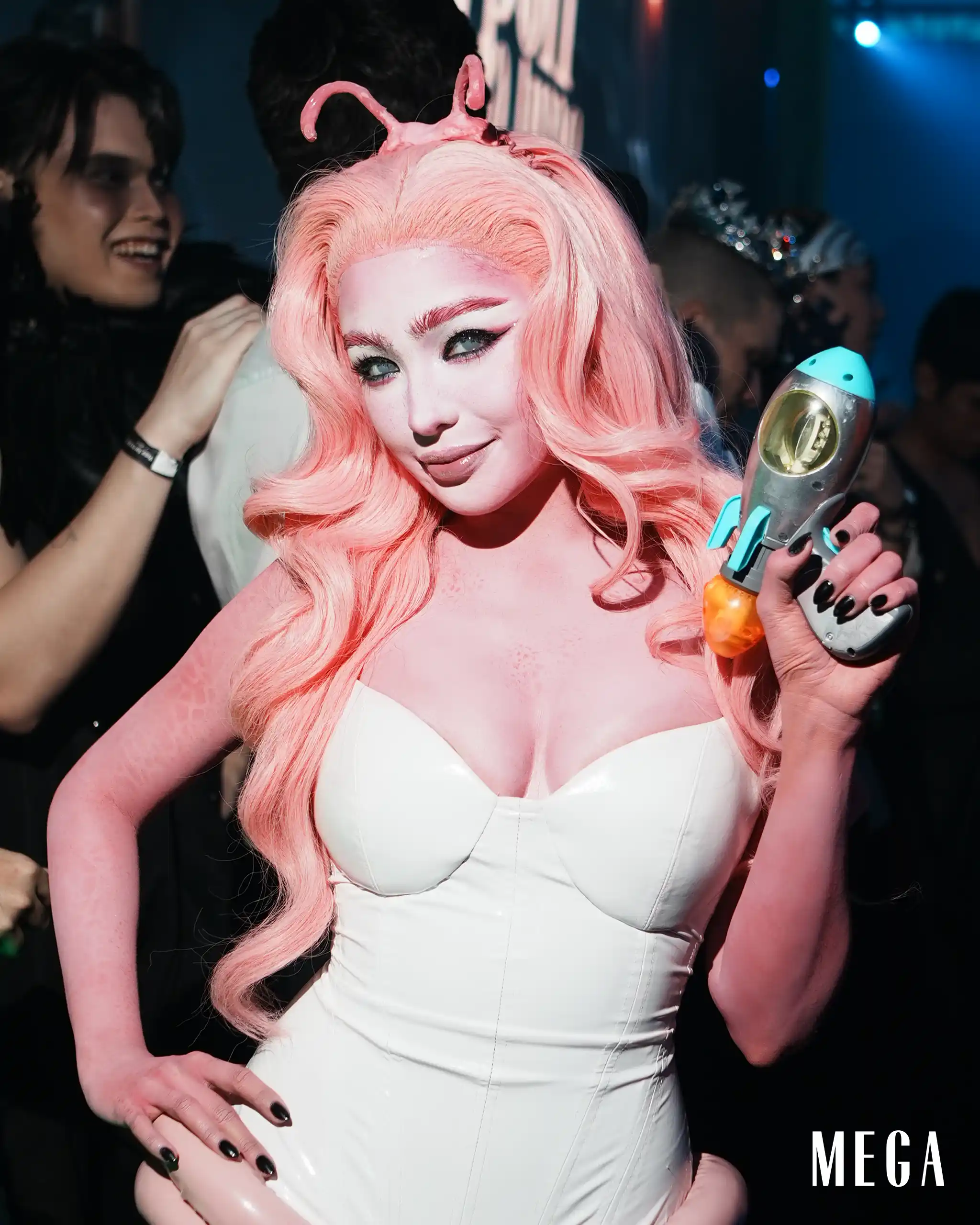 ANDREA BRILLANTES AS A PINK ALIEN SUPERSTAR